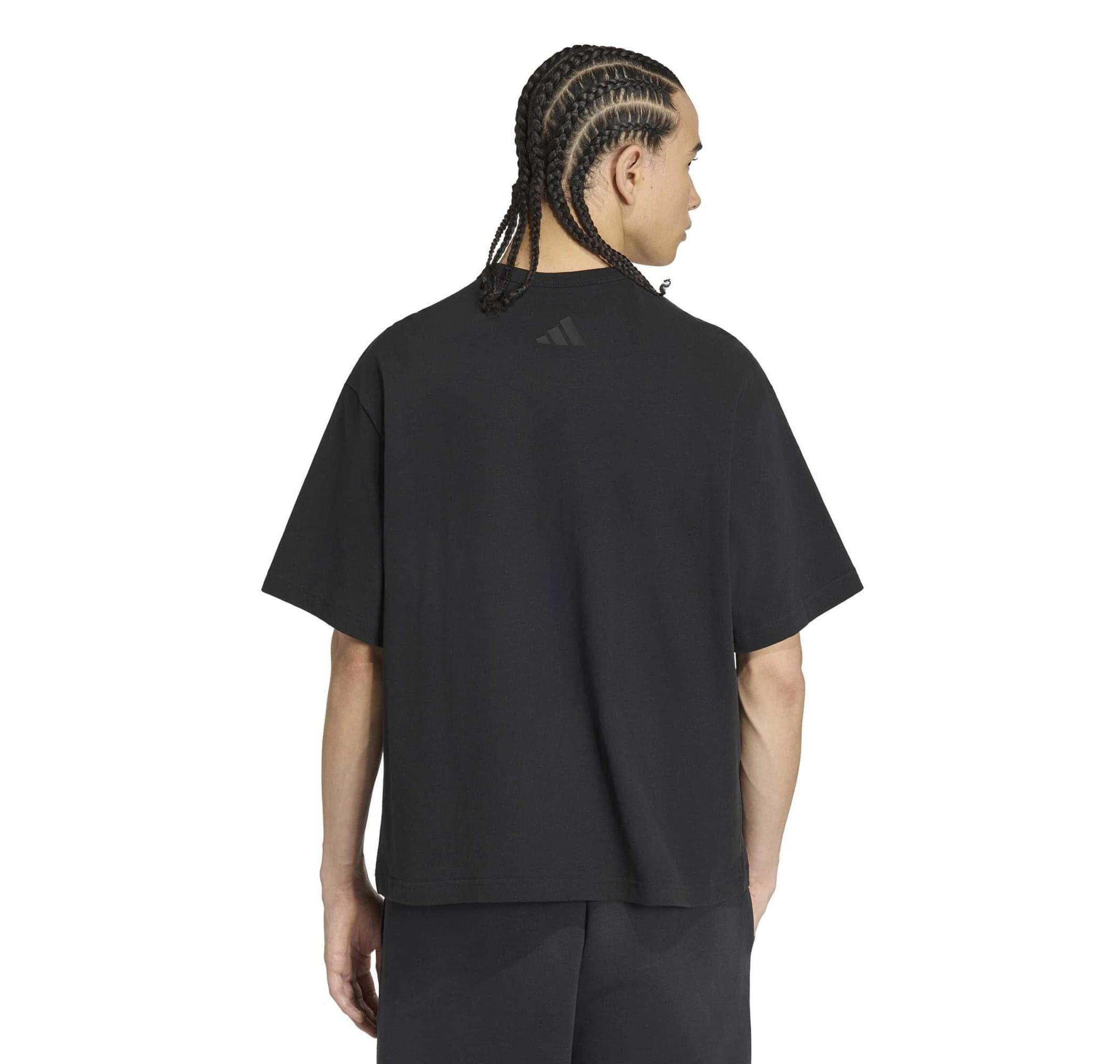 adidas adidas M Sl Gfx T Erkek T-Shirt Siyah - 2