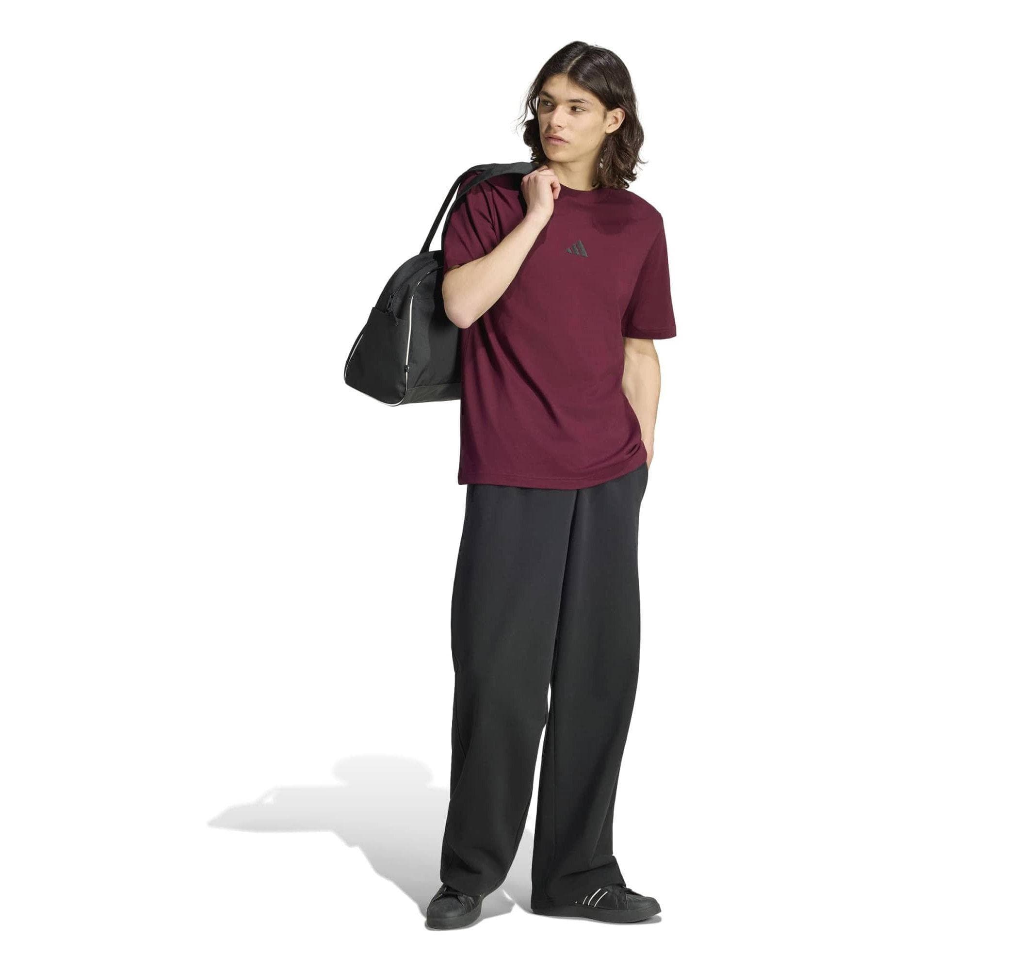 adidas adidas M Sl Sj T Erkek T-Shirt Bordo - 3