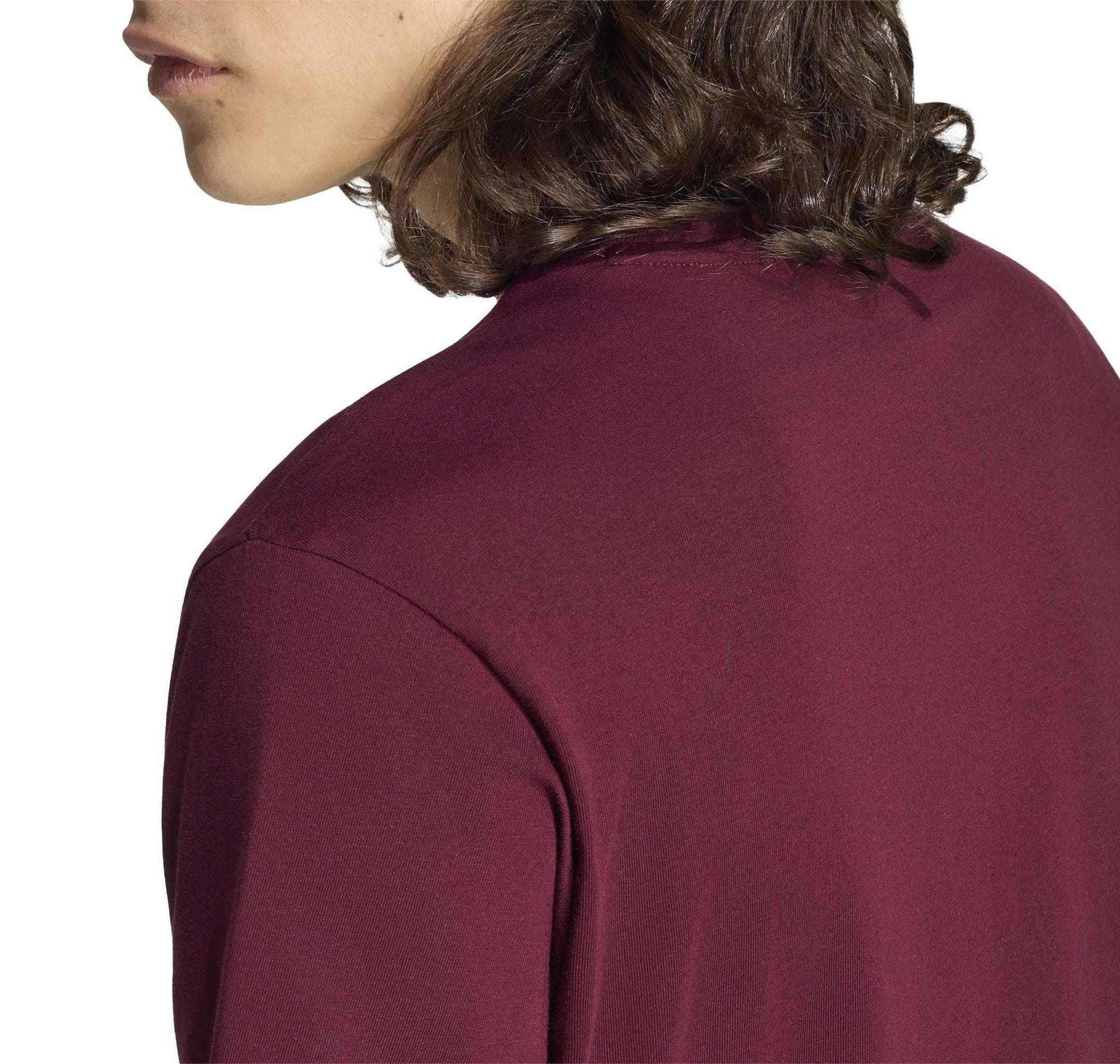 adidas adidas M Sl Sj T Erkek T-Shirt Bordo - 5