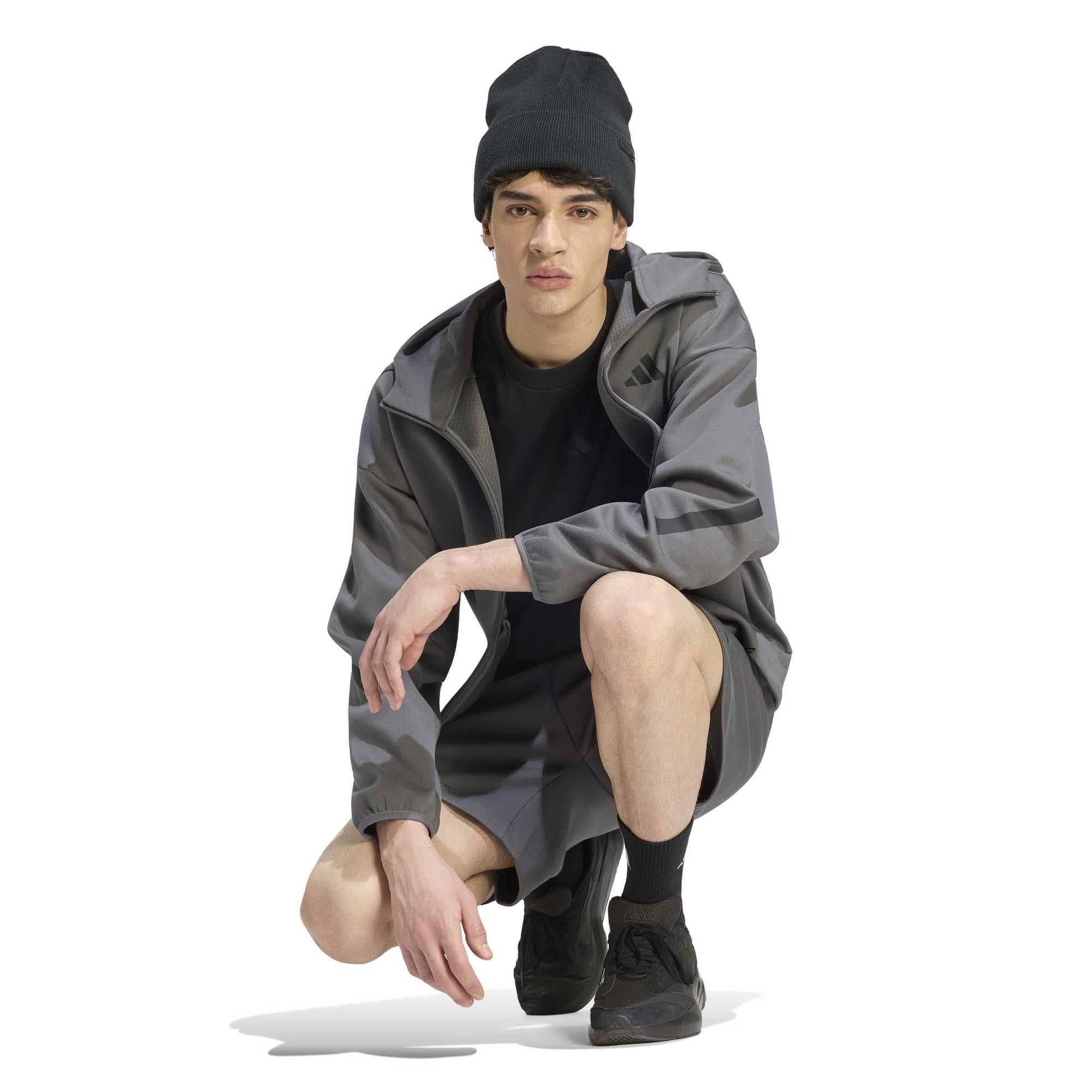 adidas adidas M Z.n.e. Fz Erkek Ceket Gri - 5