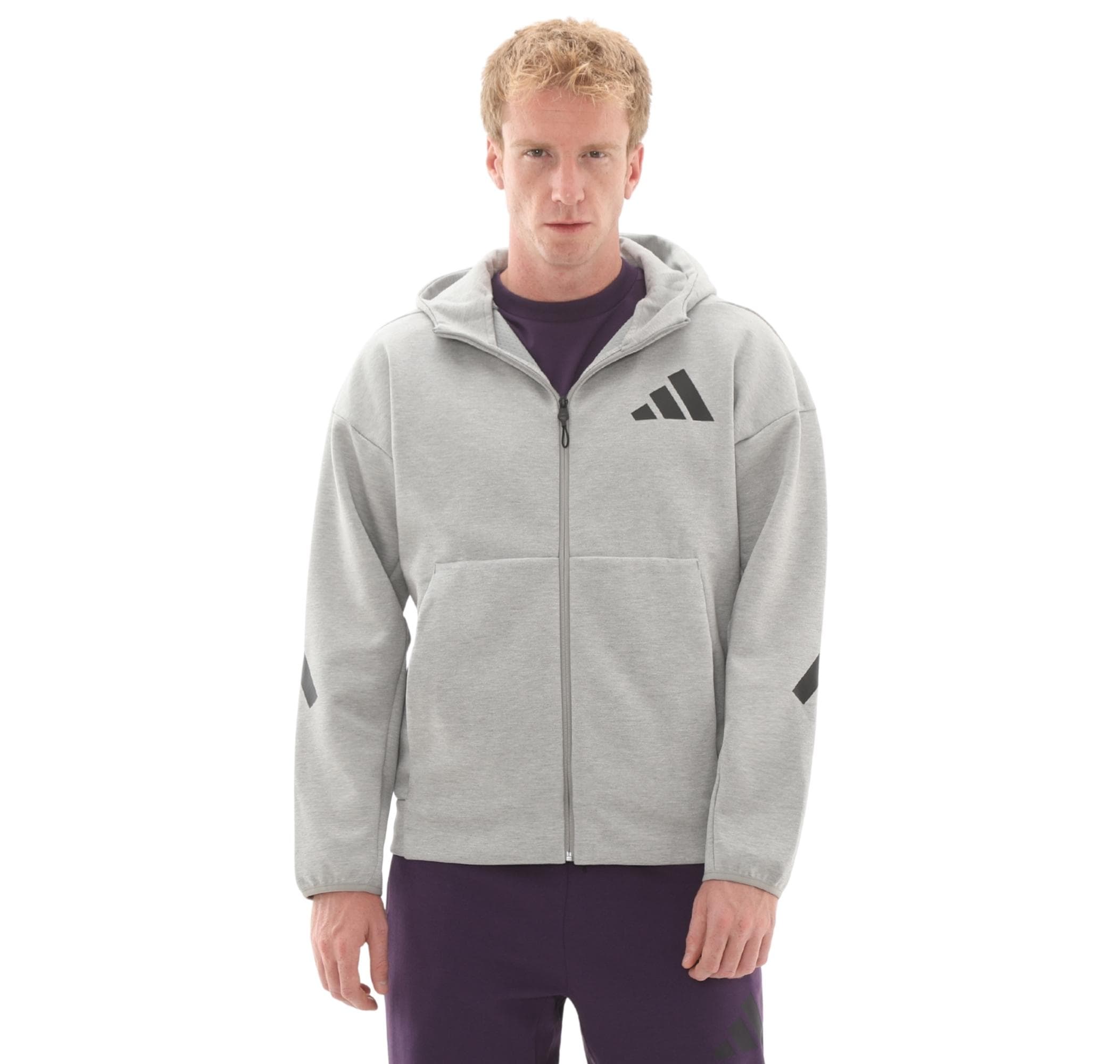 adidas adidas M Z.n.e. Fz Erkek Ceket Gri