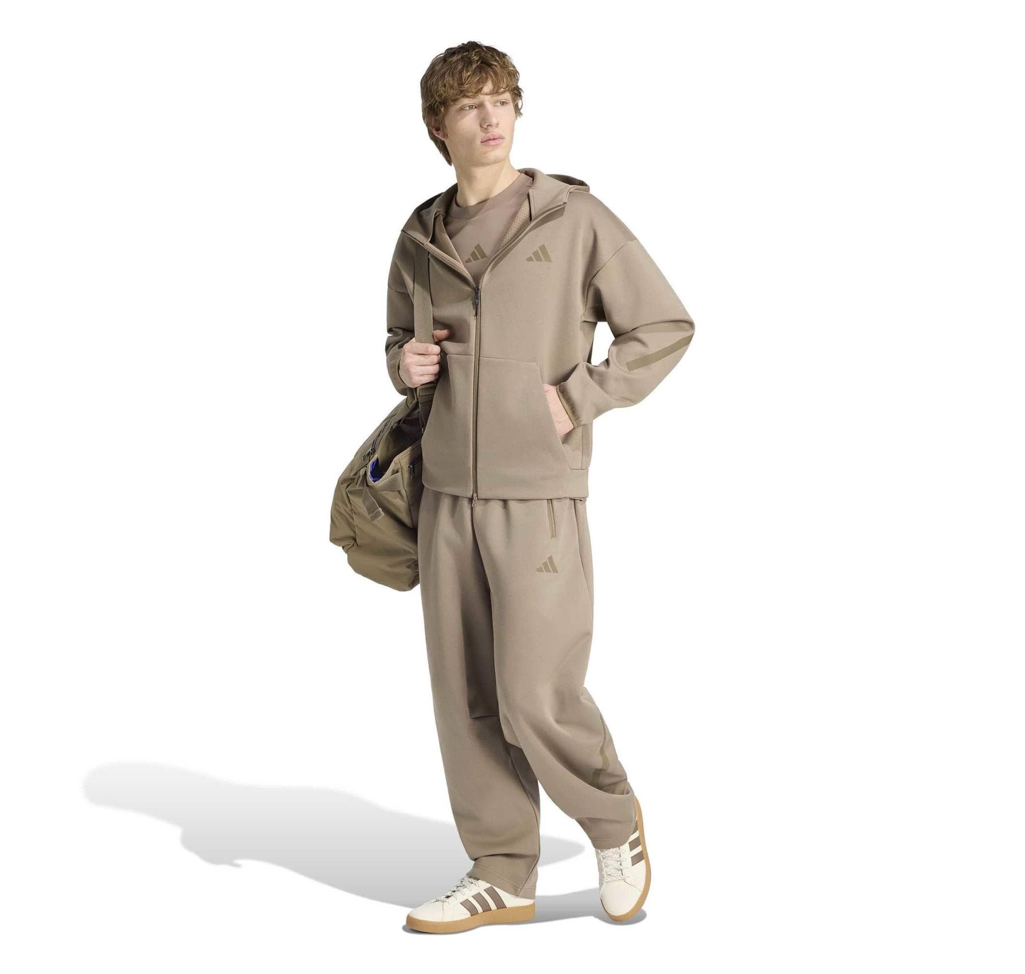 adidas adidas M Z.n.e. Fz Erkek Sweatshirt Bej - 5