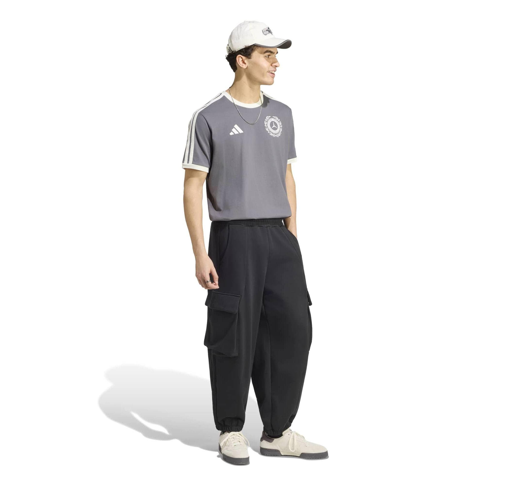 adidas adidas Mer Sa Icn Tee Erkek T-Shirt Gri - 6