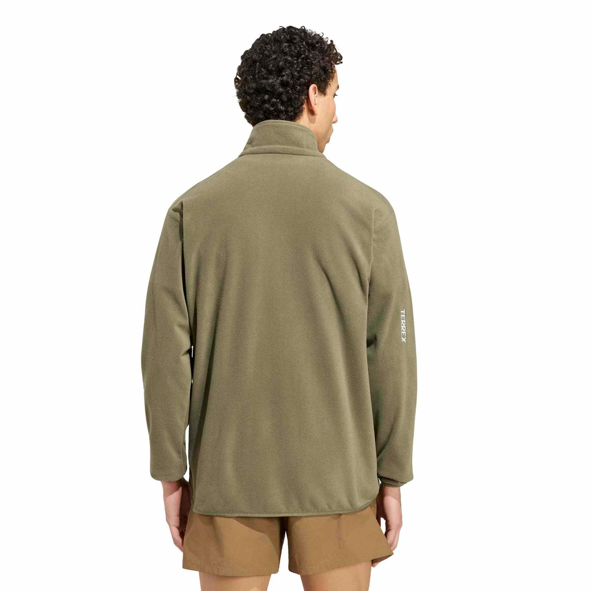 adidas adidas Mt Ess Fz Fl Erkek Ceket Yeşil - 2