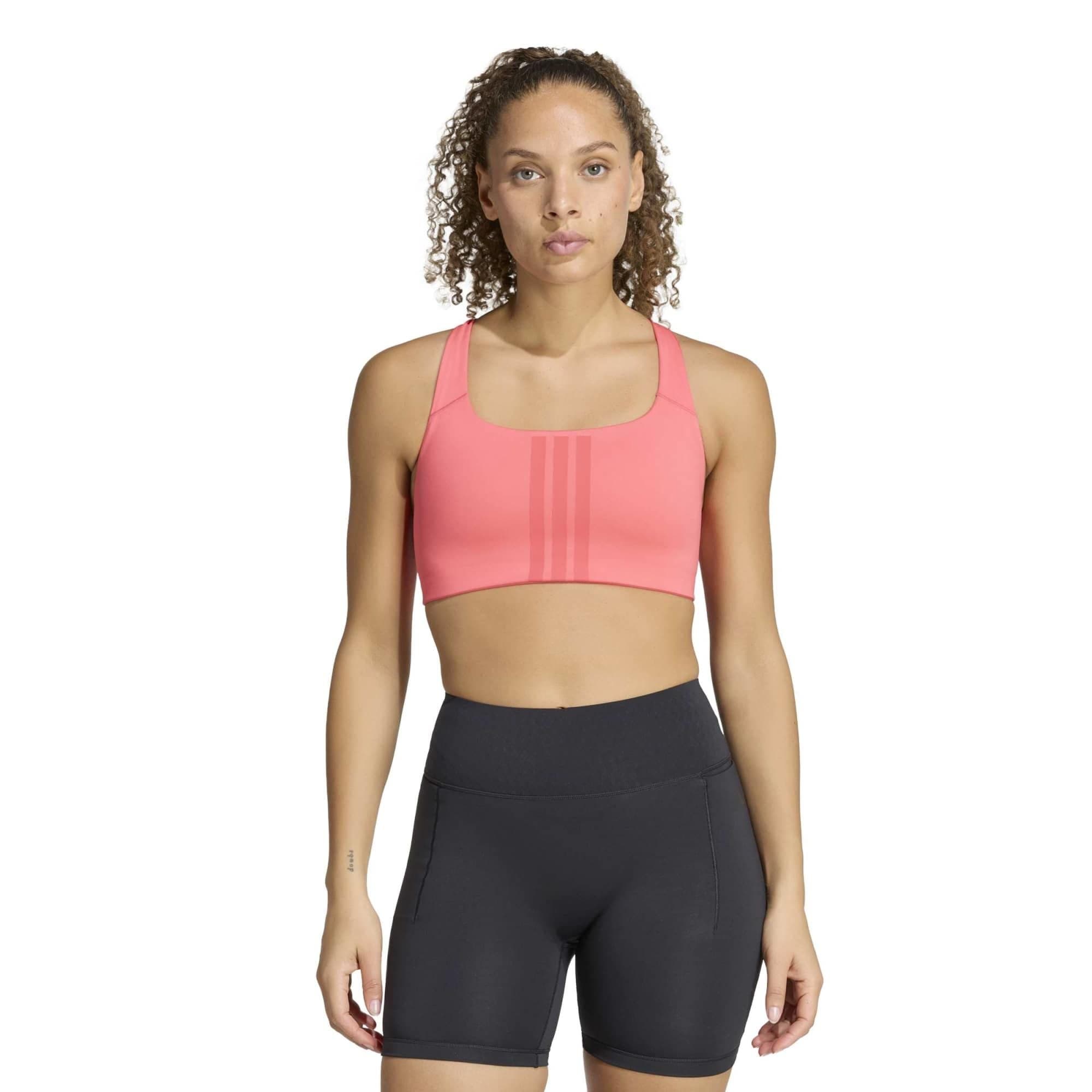 adidas adidas Opt 3S Ms Bra Kadın Büstiyer Pembe