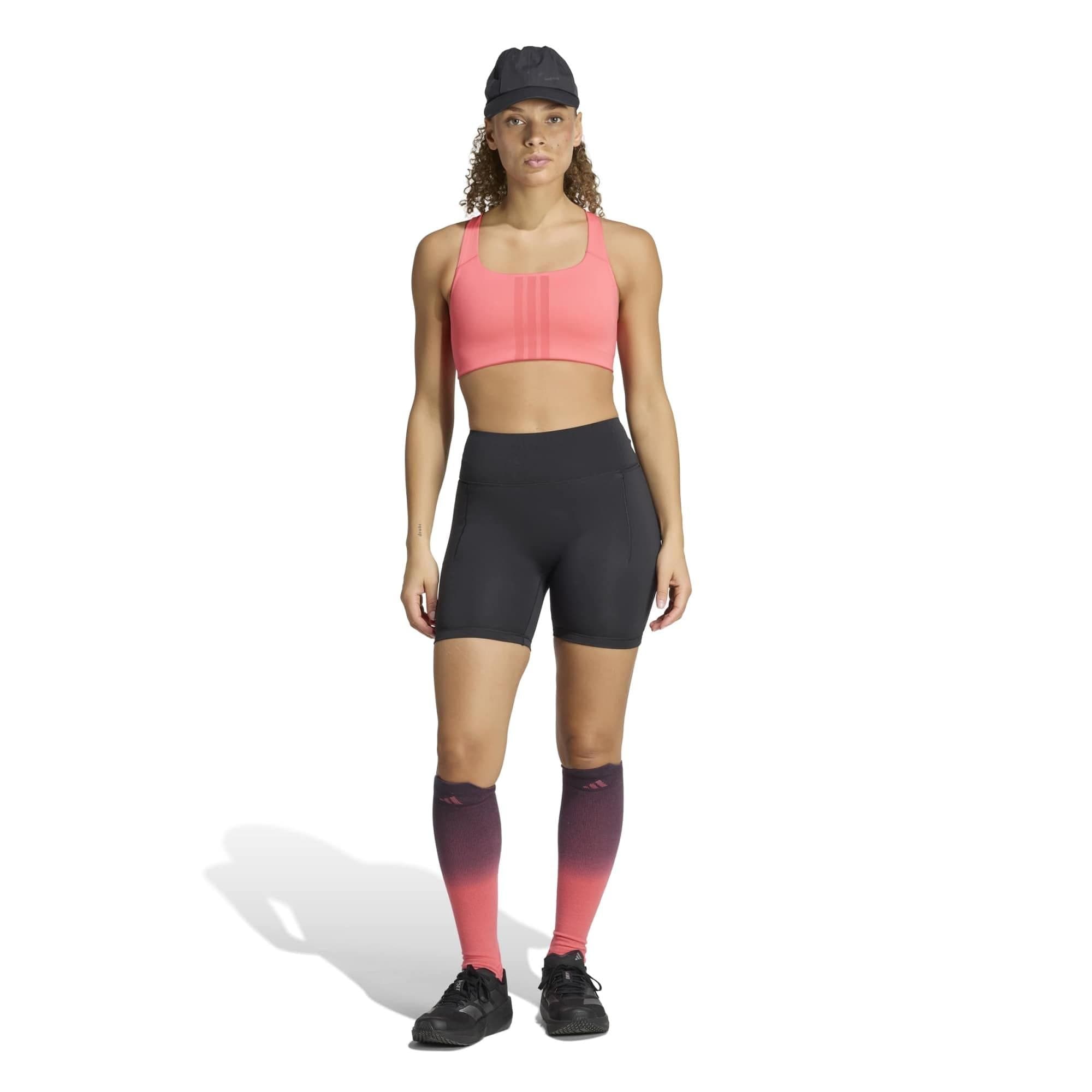 adidas adidas Opt 3S Ms Bra Kadın Büstiyer Pembe - 5