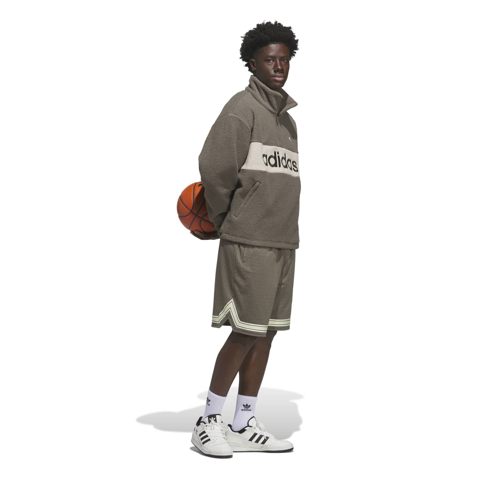 adidas adidas Pf Pullover Erkek Sweatshirt Gri - 3