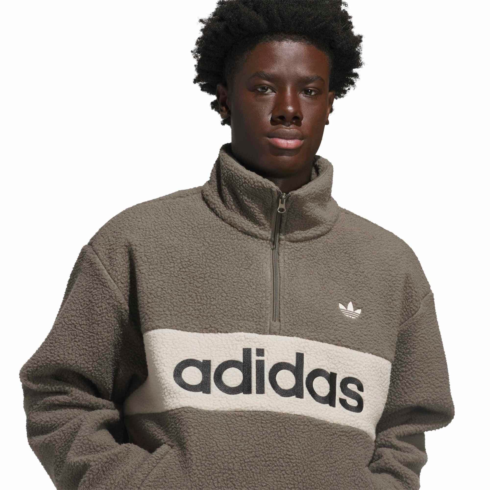 adidas adidas Pf Pullover Erkek Sweatshirt Gri - 4