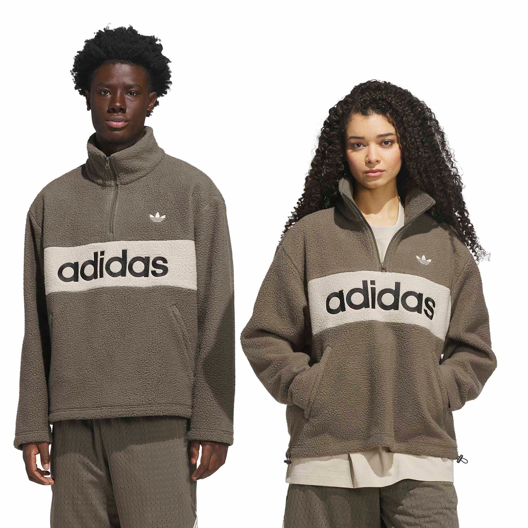 adidas adidas Pf Pullover Erkek Sweatshirt Gri - 6