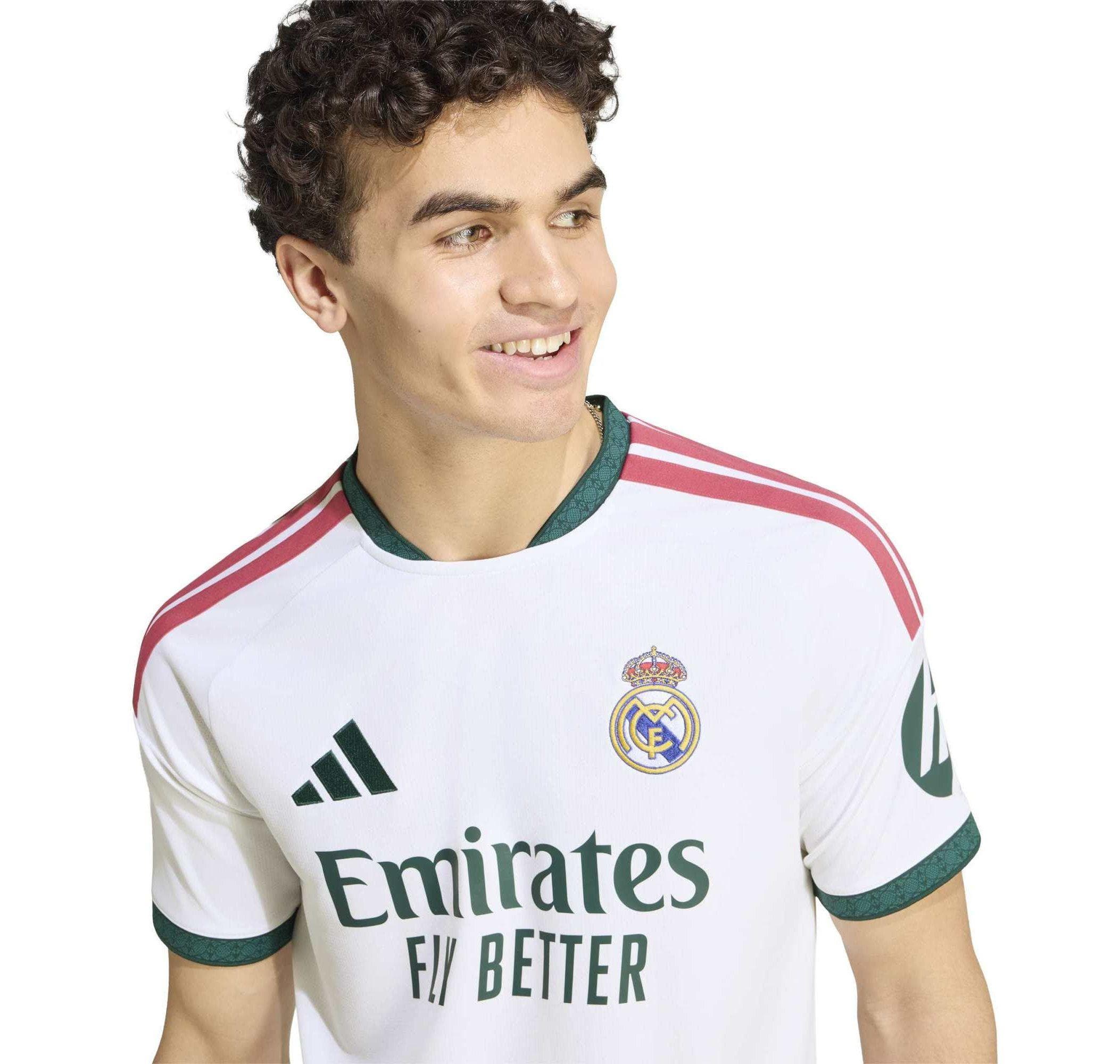 adidas adidas Real H Jsy Erkek Forması Beyaz - 4