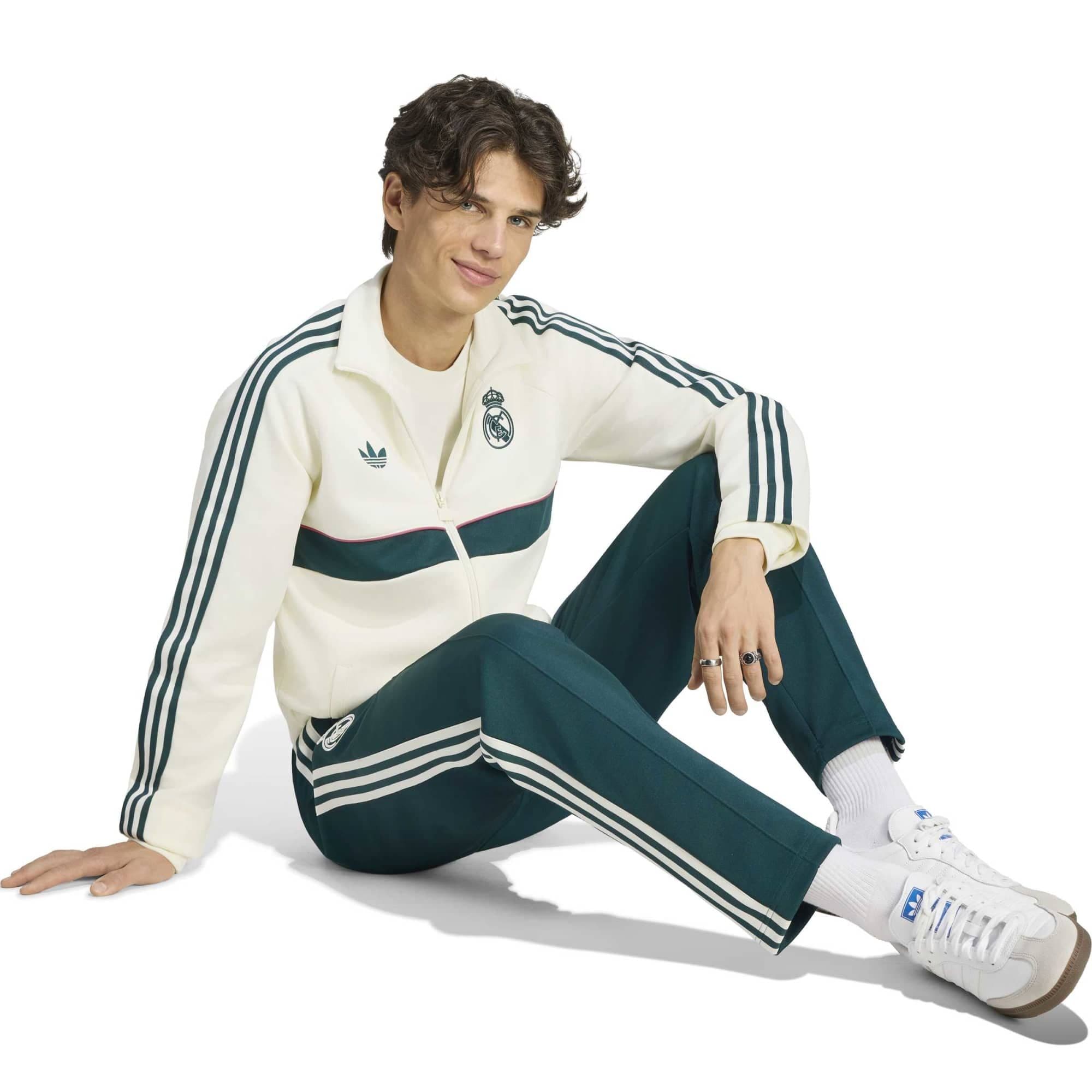 adidas adidas Real Madrid Og2 Tt Erkek Ceket Bej - 5