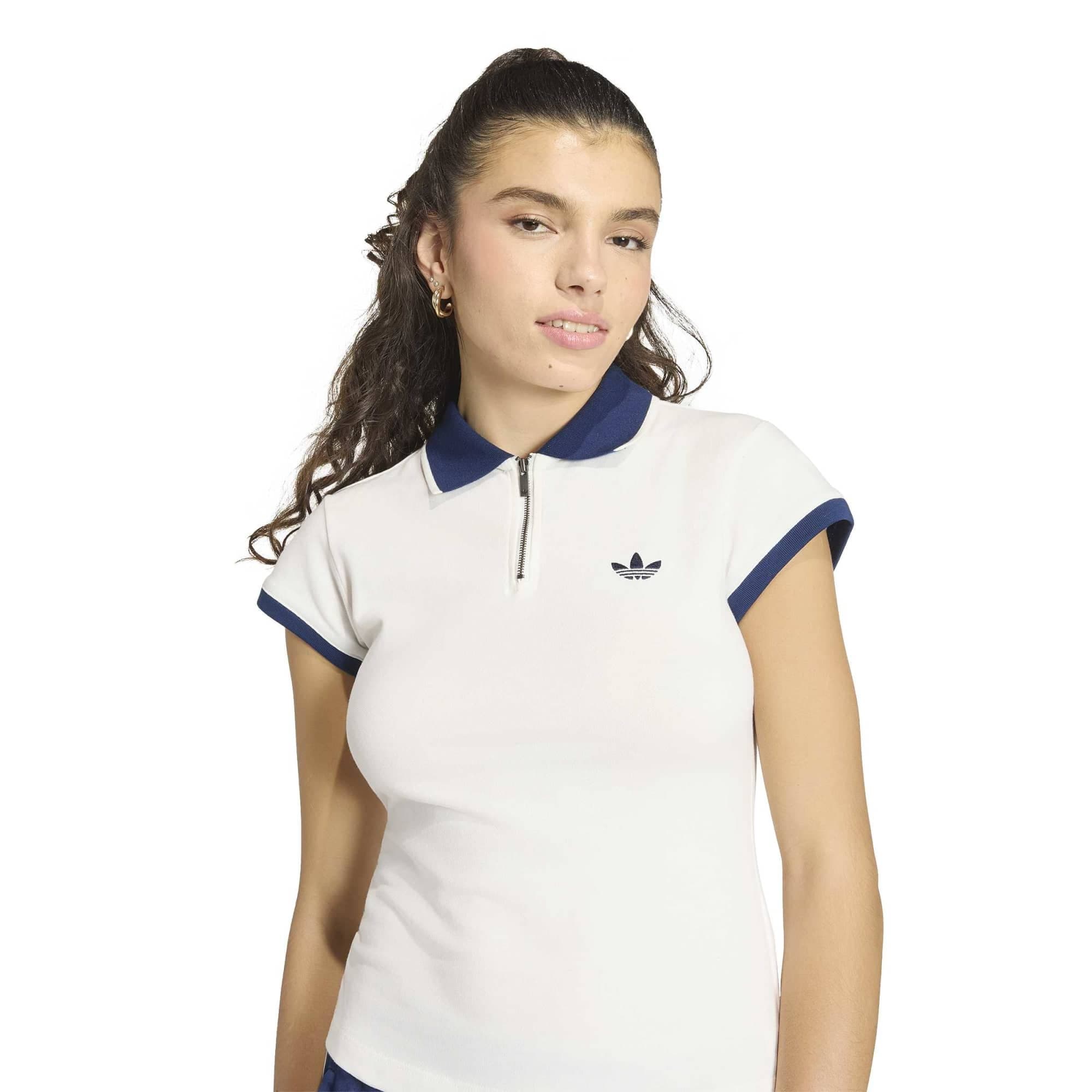 adidas adidas Rıb Polo Tee Kadın - 3