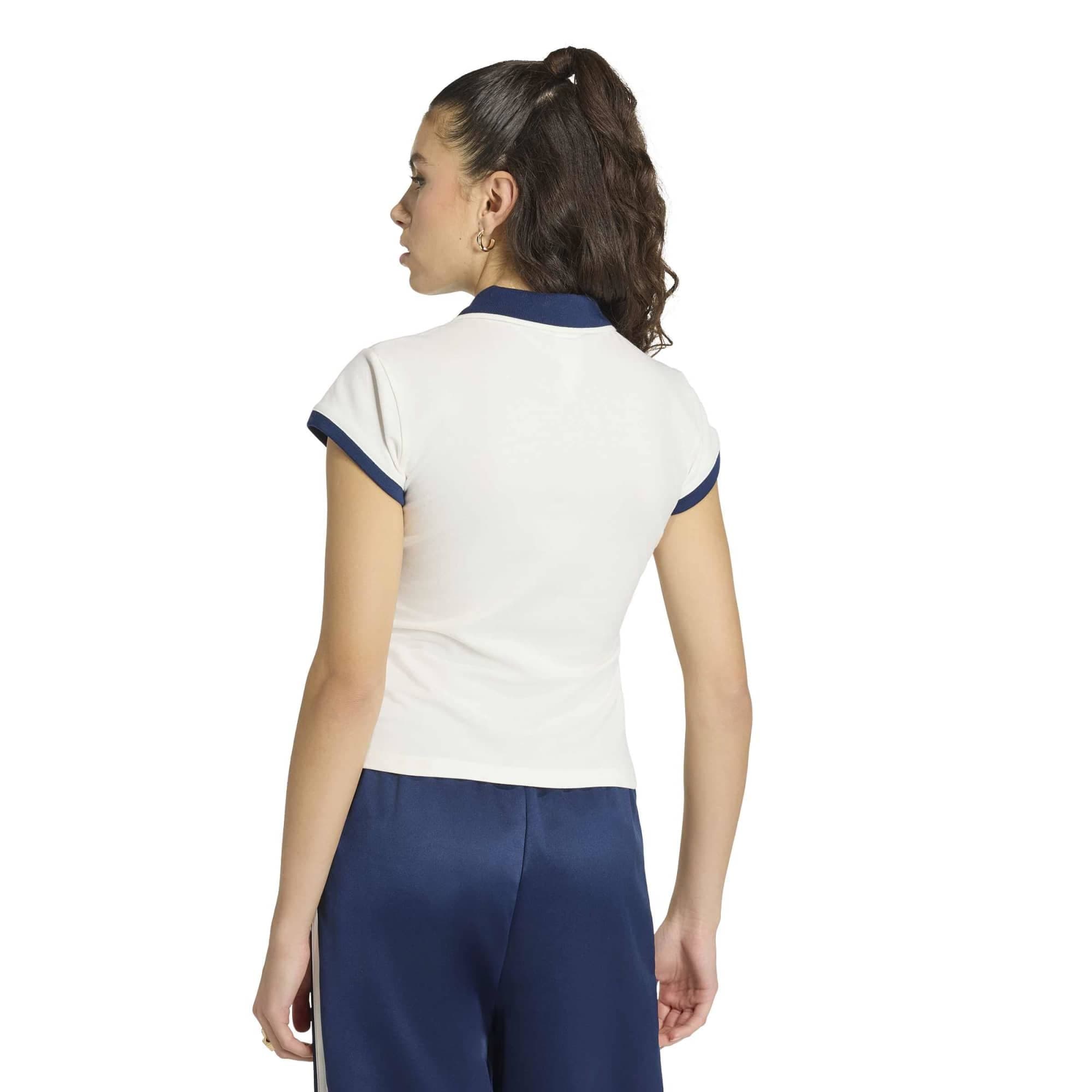 adidas adidas Rıb Polo Tee Kadın - 5