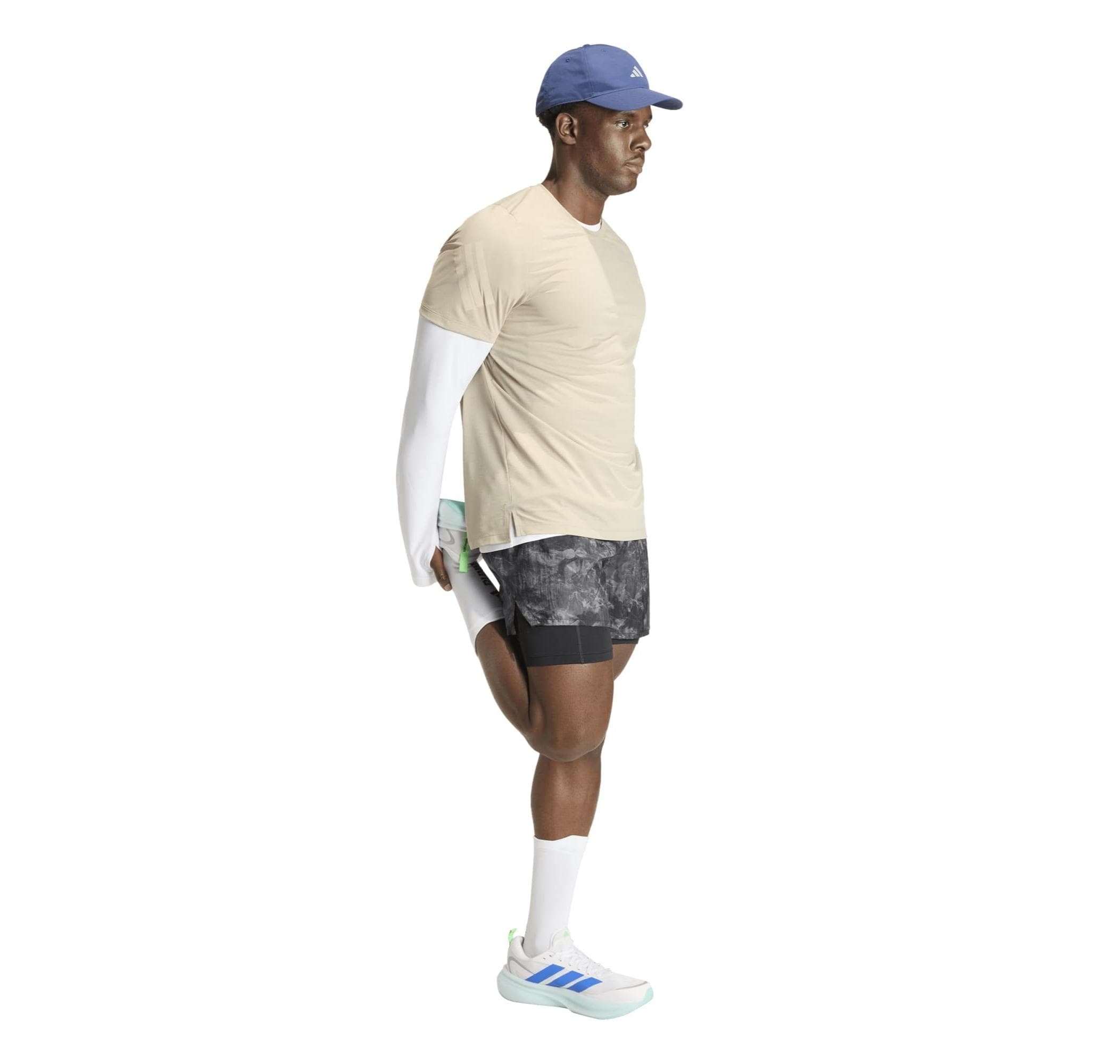adidas adidas Run Ess Ls M Erkek İçlik-Pro Beyaz - 5