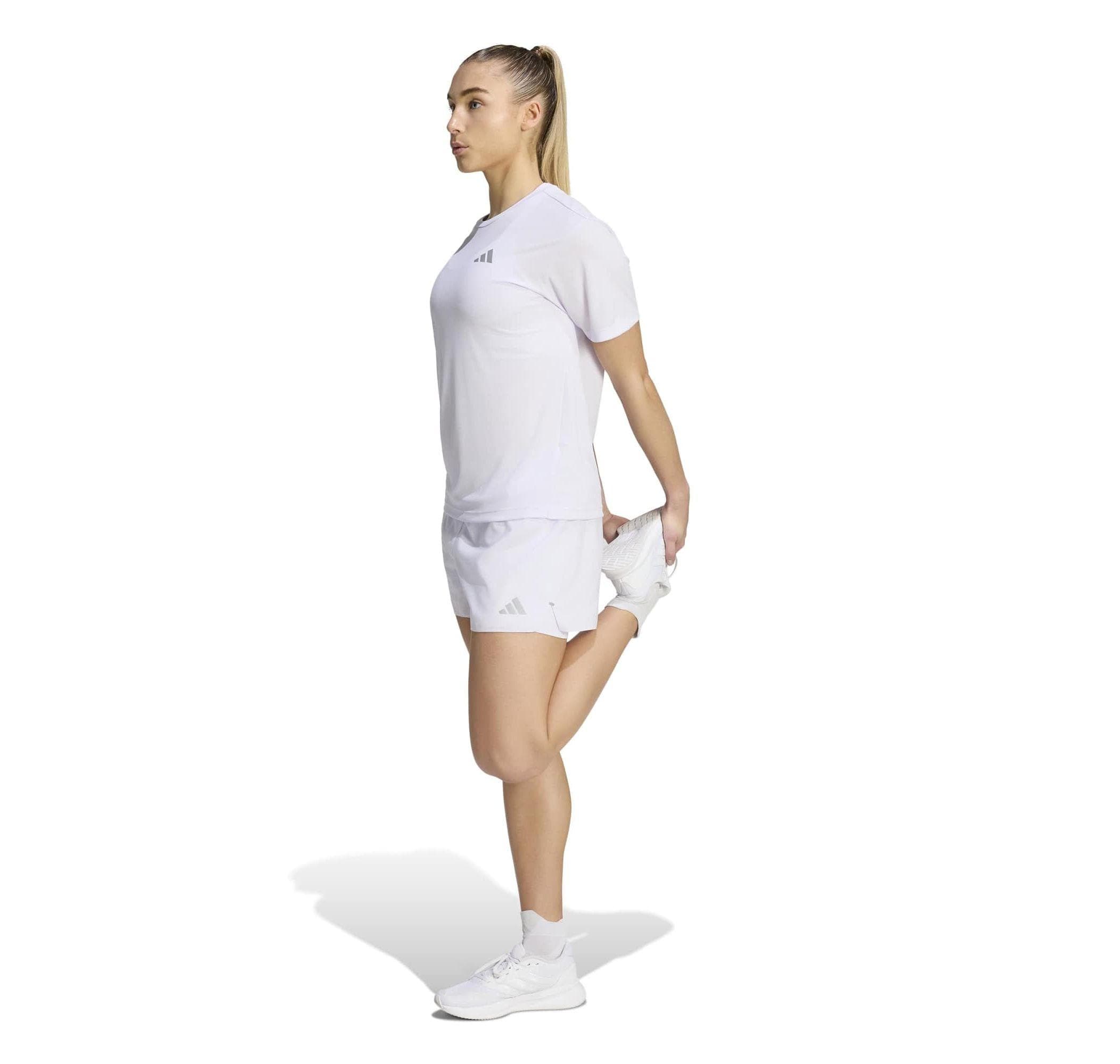 adidas adidas Run Ess Tee W Kadın T-Shirt Mor - 3