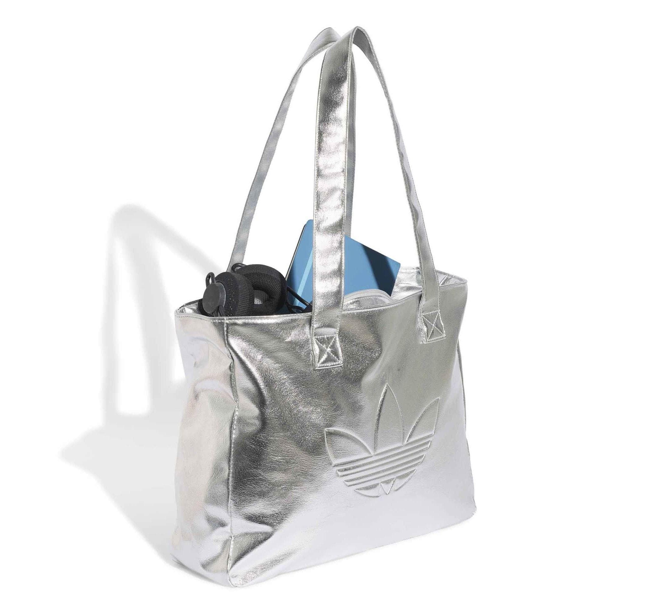adidas adidas Shopper Met Çanta Gri - 4