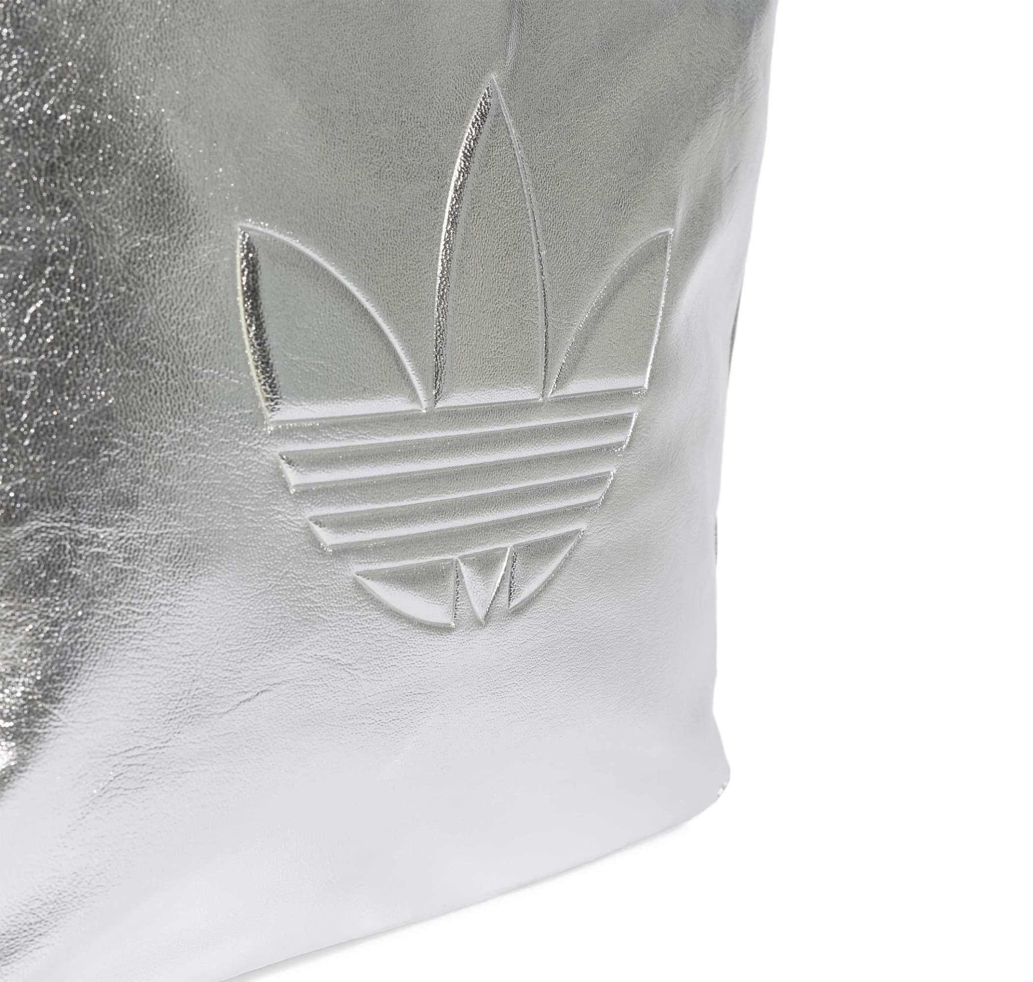 adidas adidas Shopper Met Çanta Gri - 5