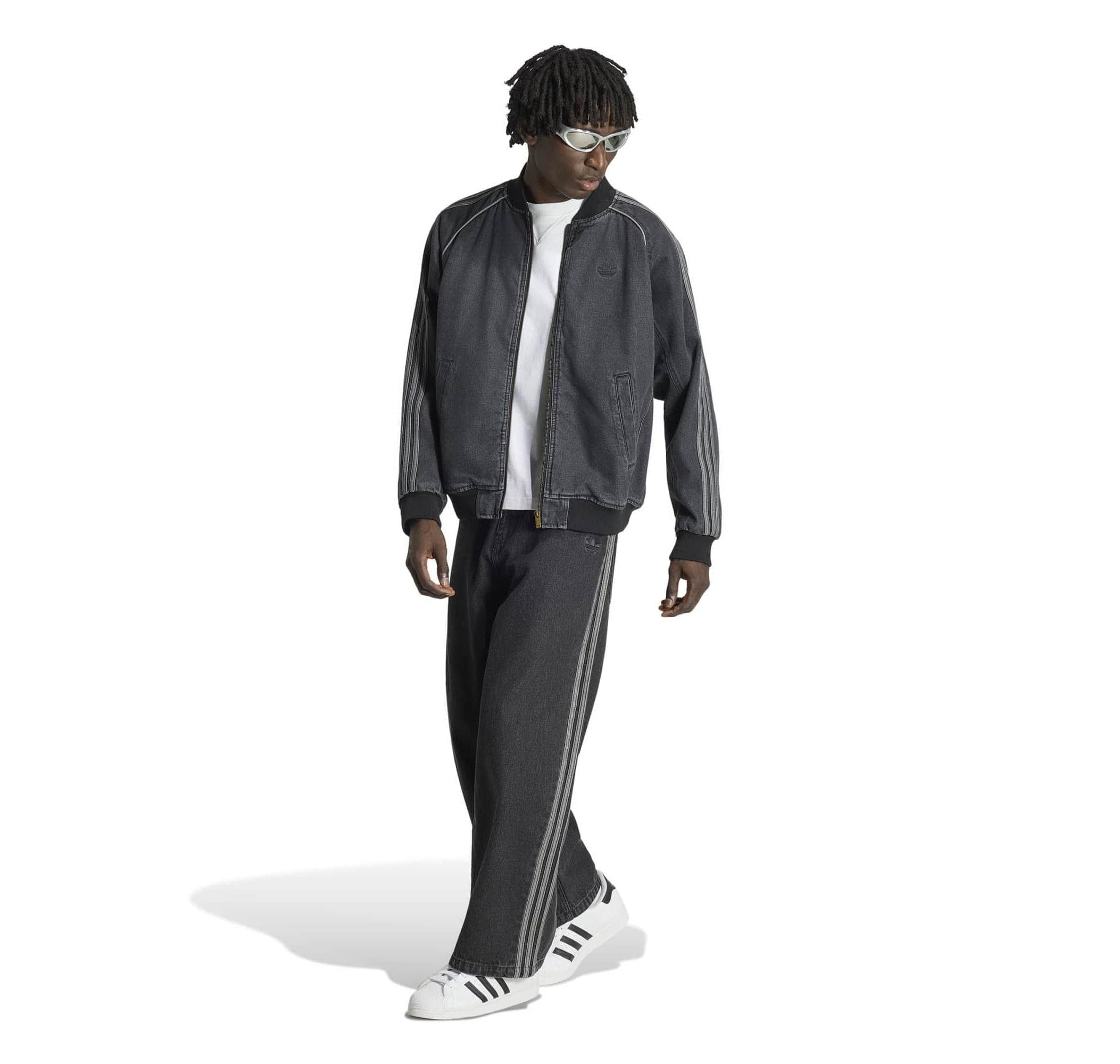 adidas adidas Sst Tt Erkek Ceket Siyah - 5