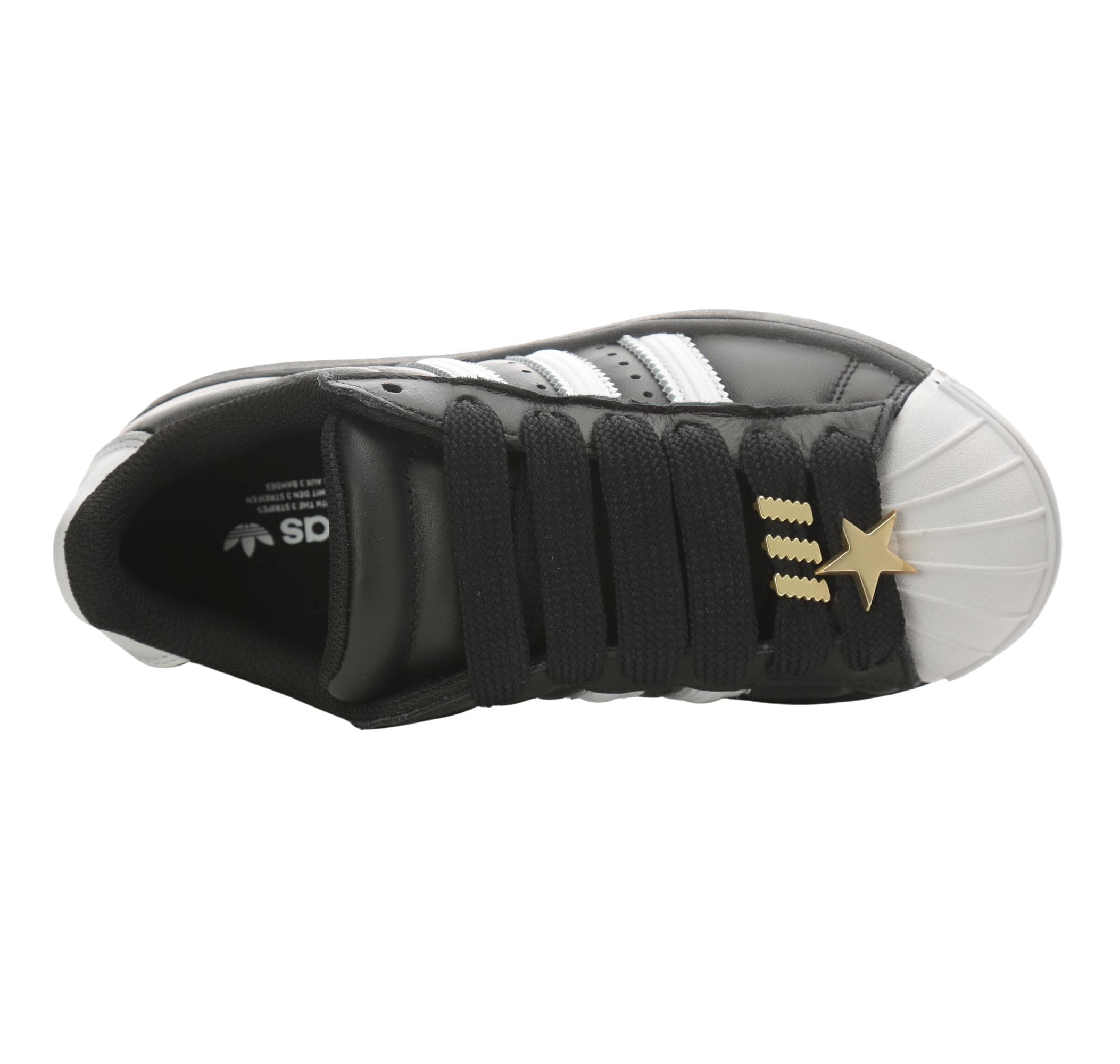 adidas adidas Superstar St W Kadın Spor Ayakkabı Siyah - 5