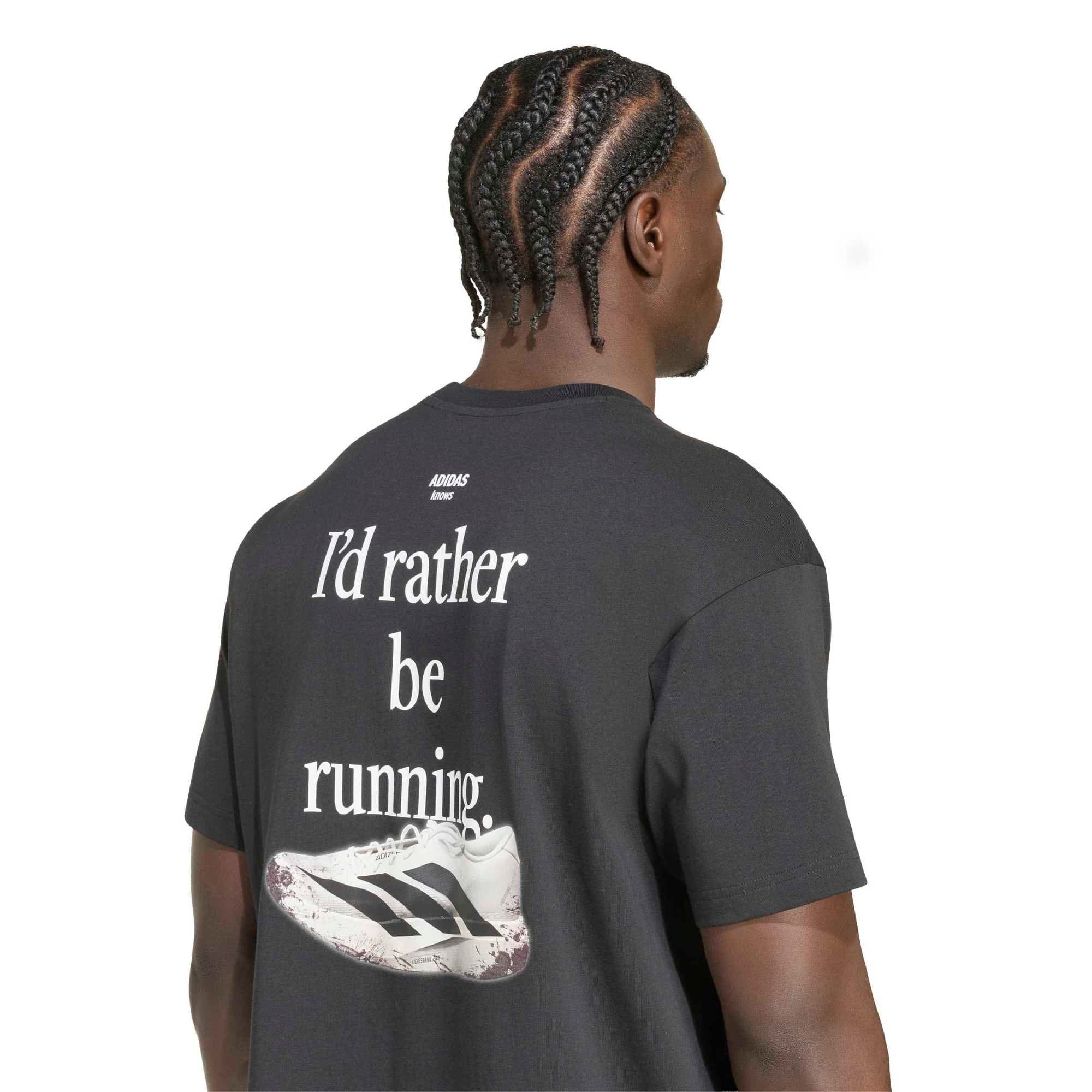 adidas adidas U Run Cat G T Erkek T-Shirt - 4