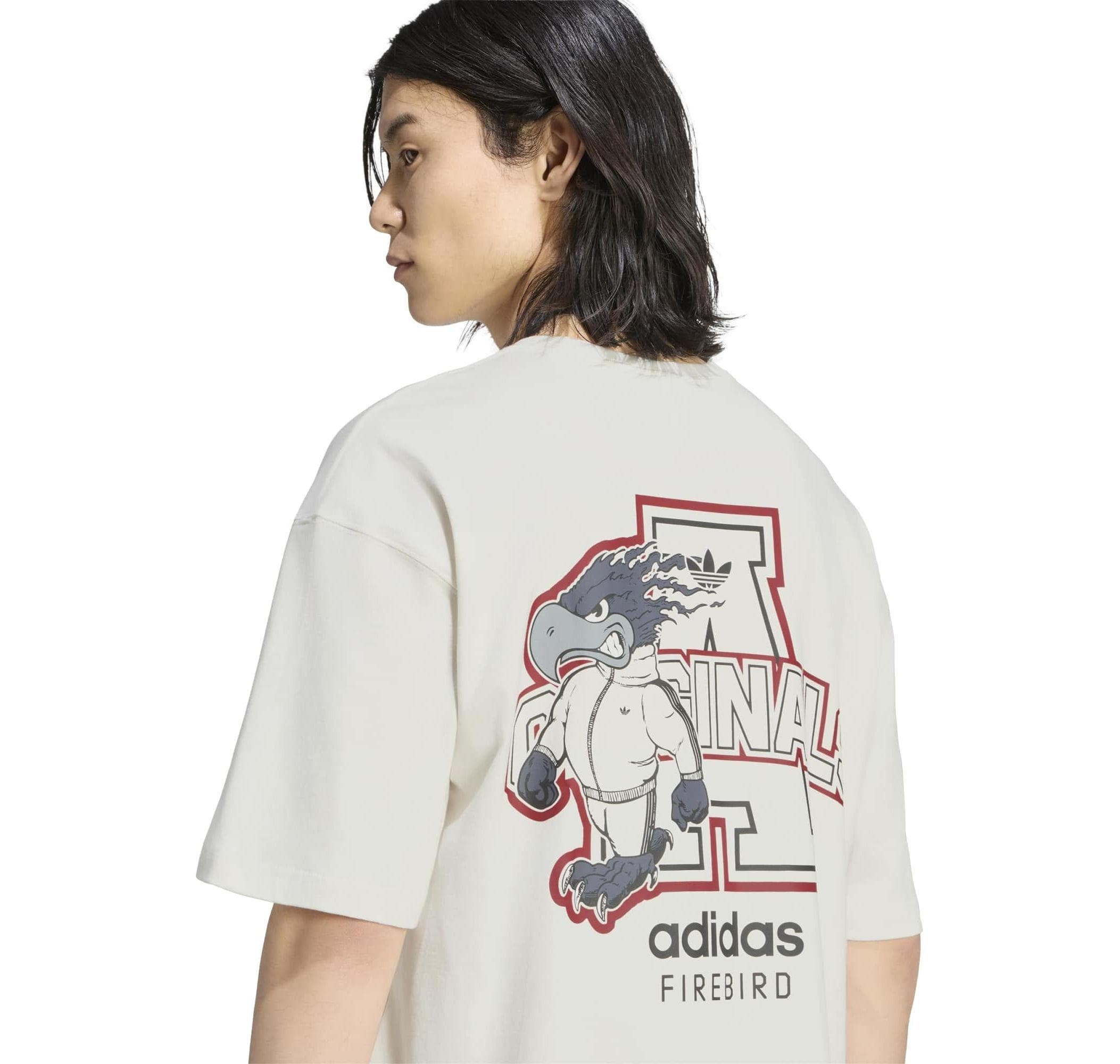adidas adidas Varsıty Bırd  T Erkek T-Shirt Beyaz - 5