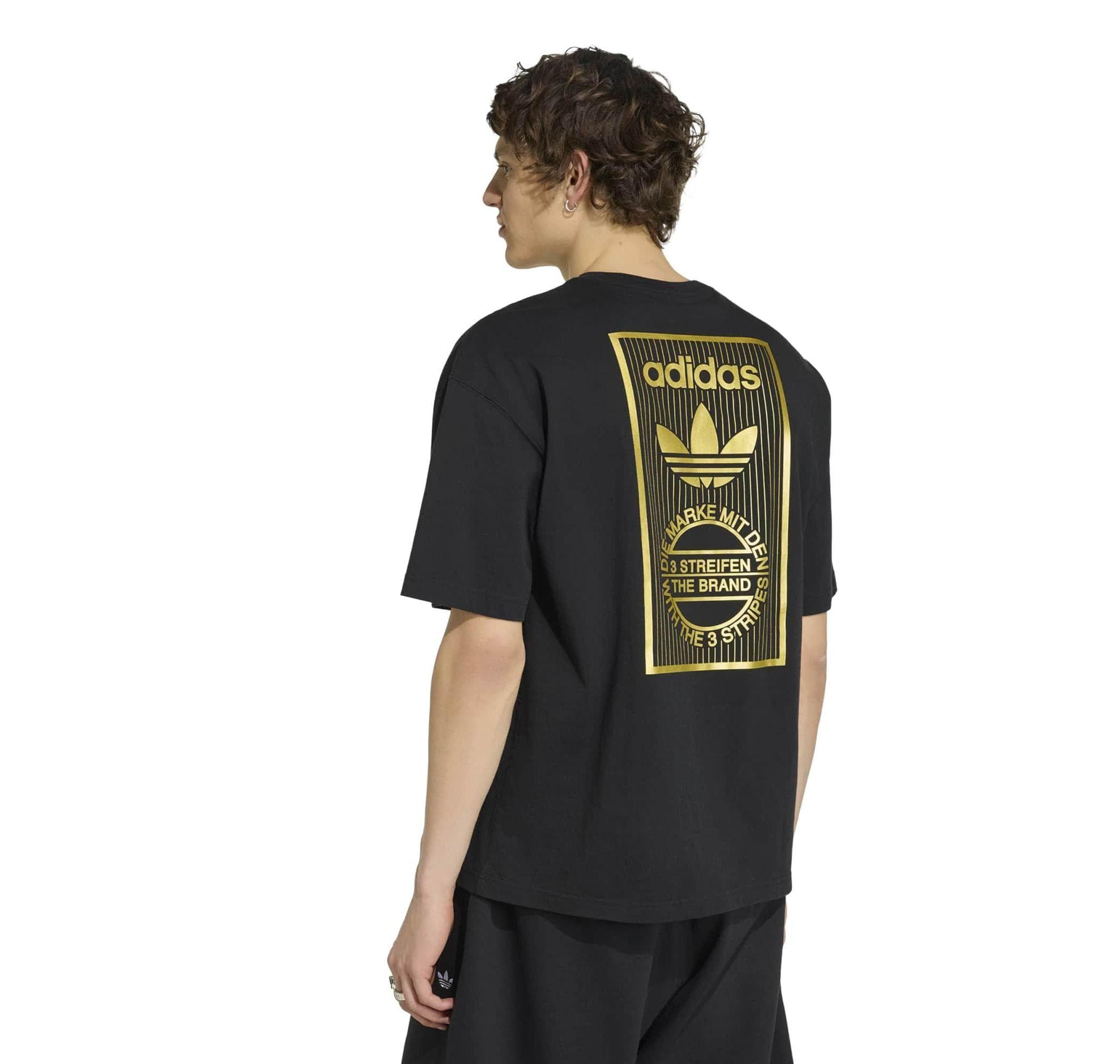 adidas adidas Varsıty Gold Tl Erkek T-Shirt Siyah - 2