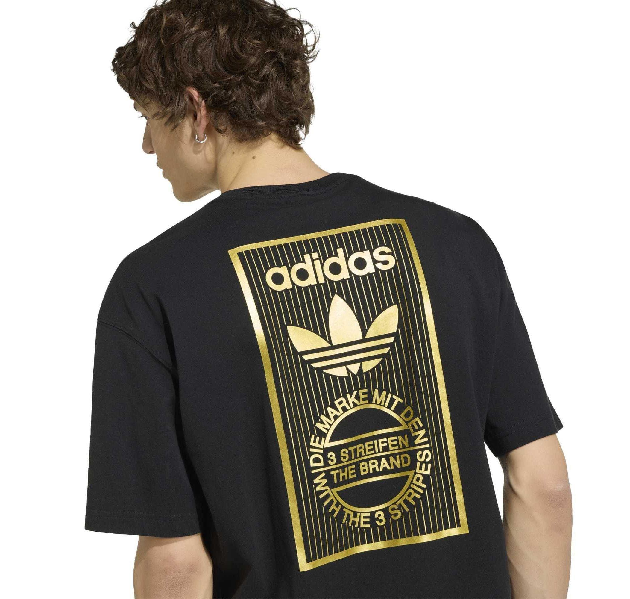 adidas adidas Varsıty Gold Tl Erkek T-Shirt Siyah - 5