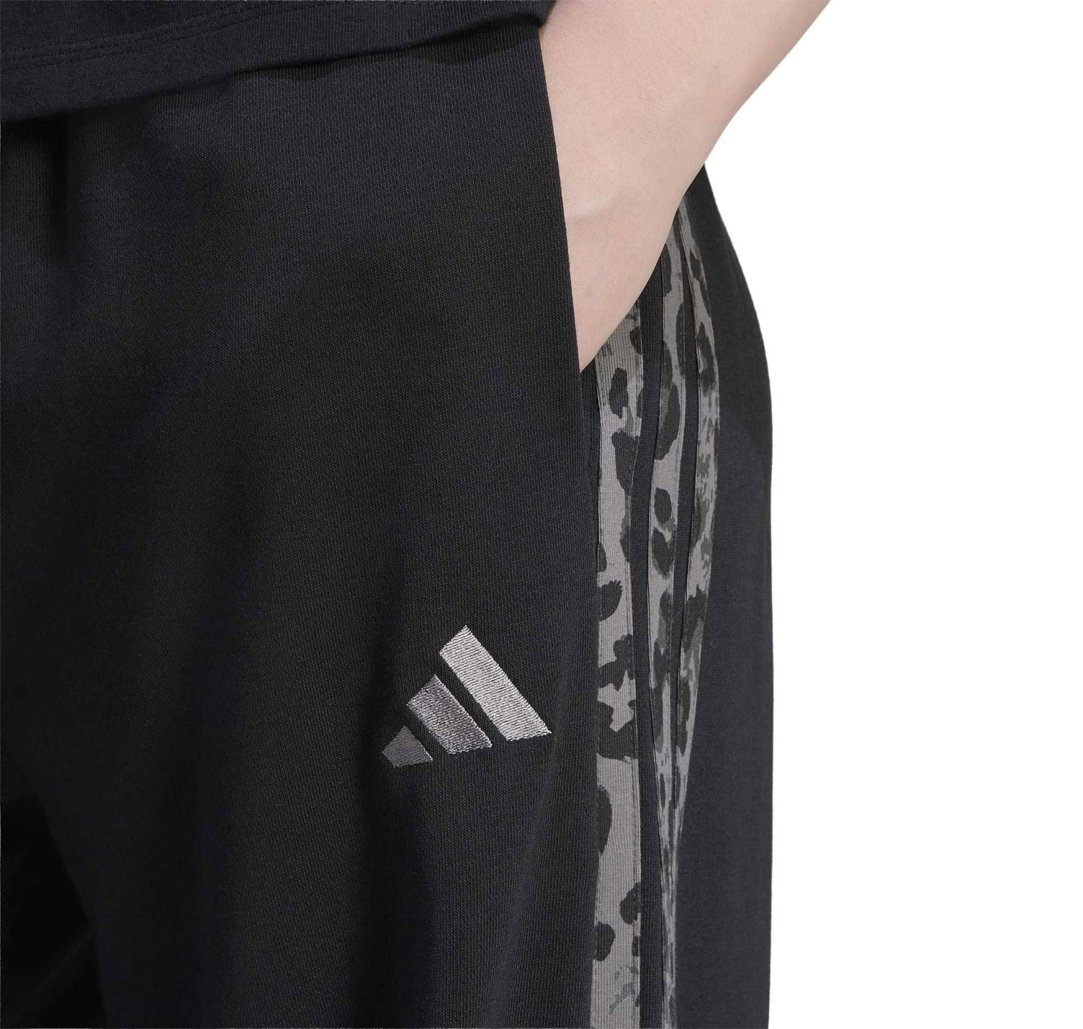 adidas adidas W Aop 3S Ft Pt Kadın Eşofman Altı Siyah - 3