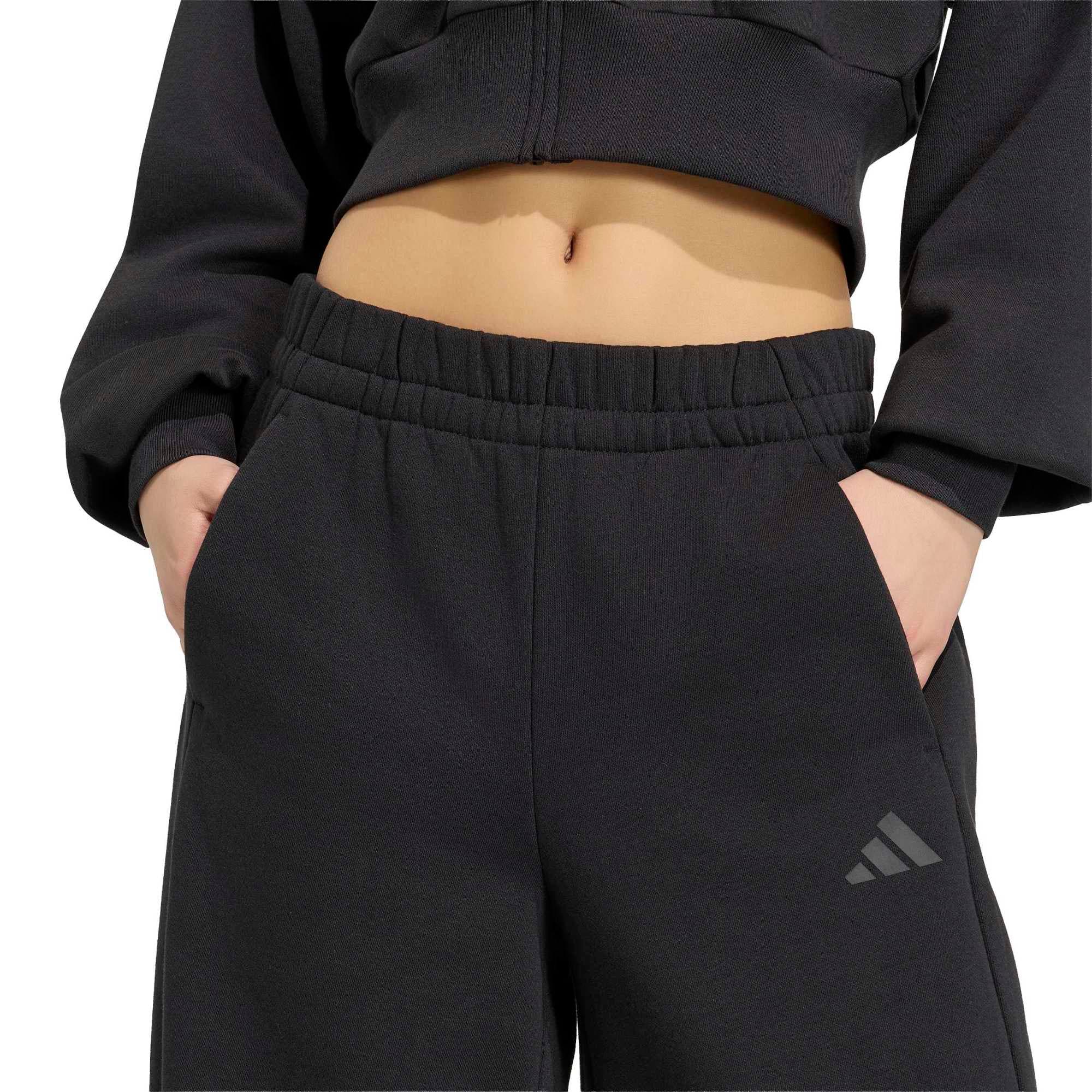 adidas adidas W Sl+ Fl Bar Pt Kadın Eşofman Altı Siyah - 2