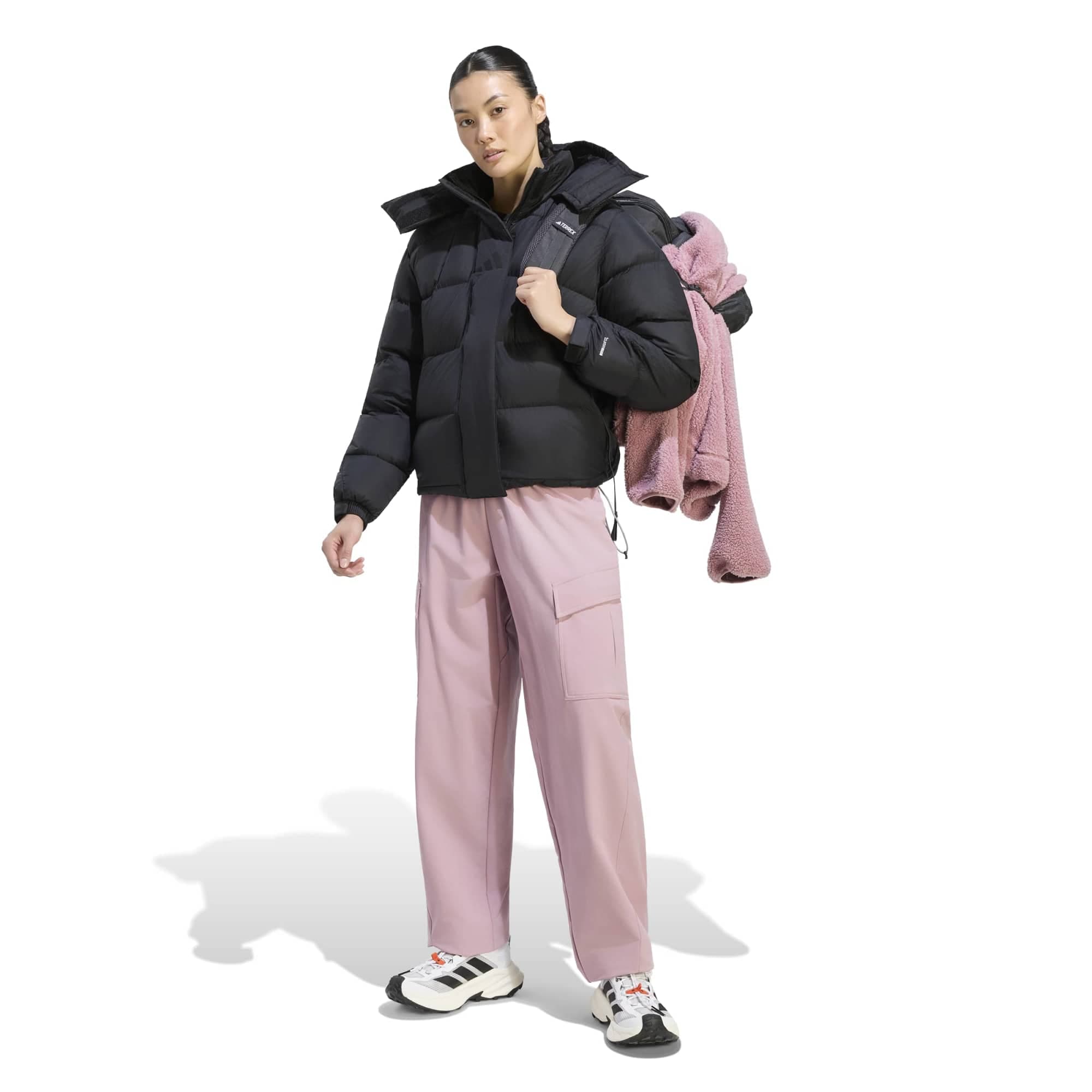 adidas adidas W Xpl Puffer J Kadın Mont Siyah - 3