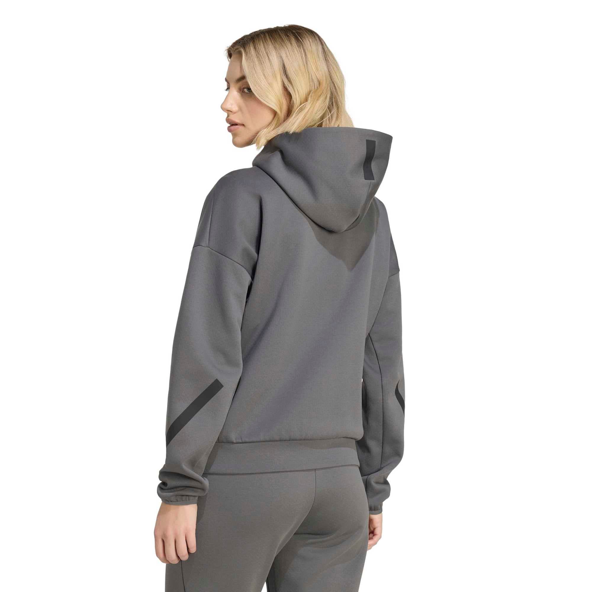 adidas adidas W Z.n.e. Fz Kadın Ceket Gri - 2