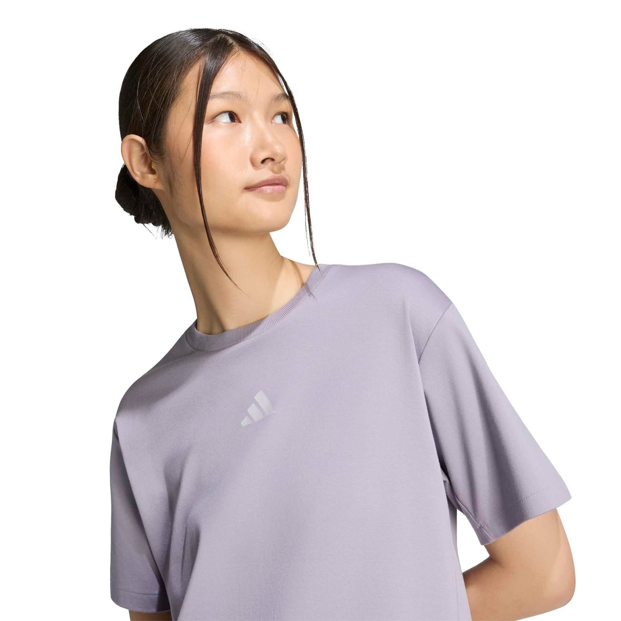 adidas adidas W Z.n.e. Tee Kadın Mor - 3