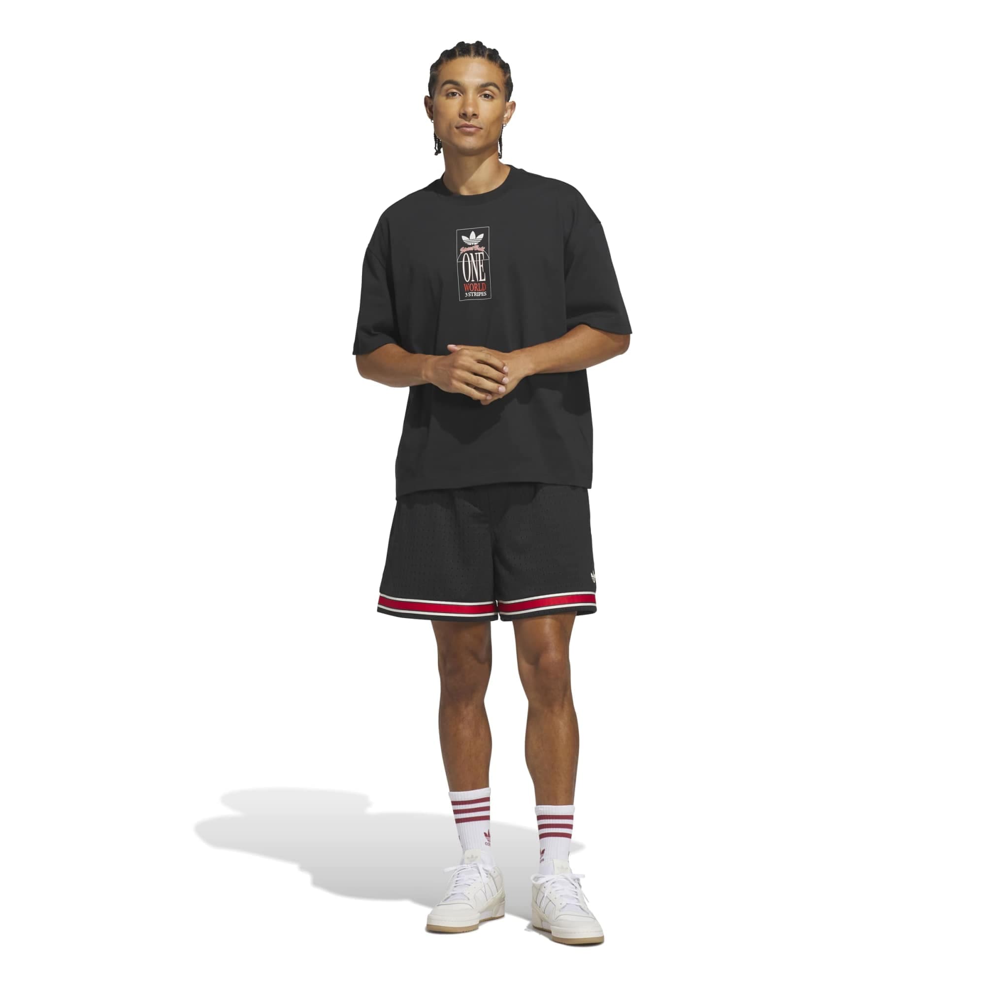 adidas adidas Wt Gfx Tee Erkek T-Shirt Siyah - 2