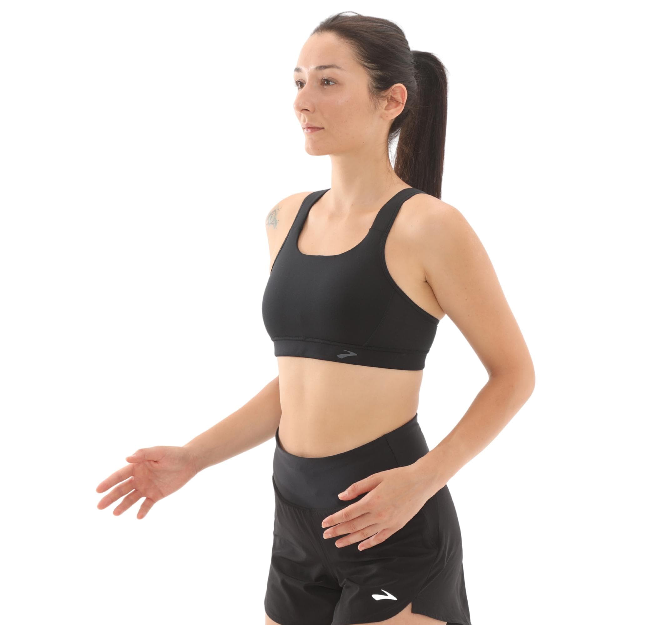 Brooks Brooks Convertible 2.0 Sports Bra Kadın Büstiyer Siyah - 2