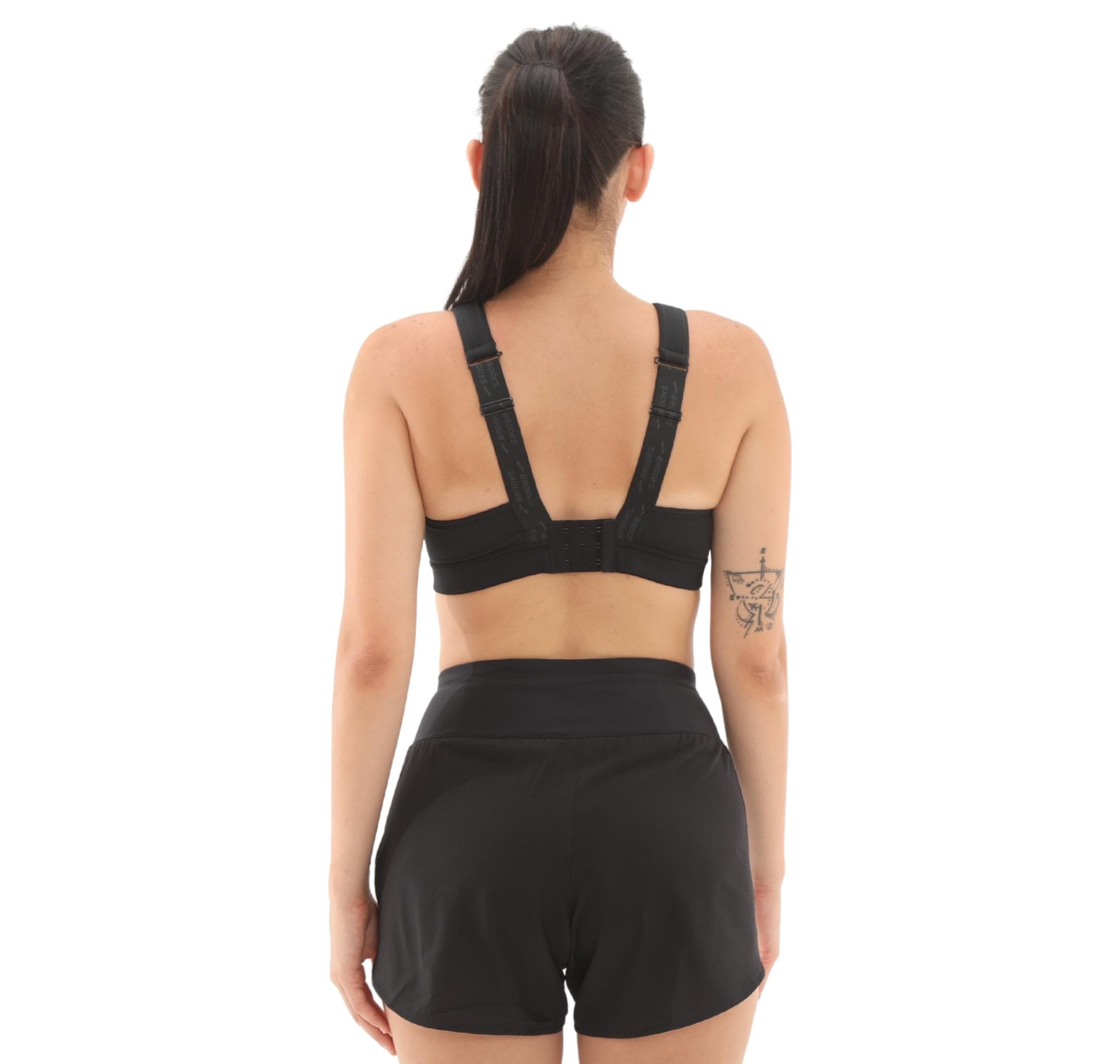 Brooks Brooks Convertible 2.0 Sports Bra Kadın Büstiyer Siyah - 4