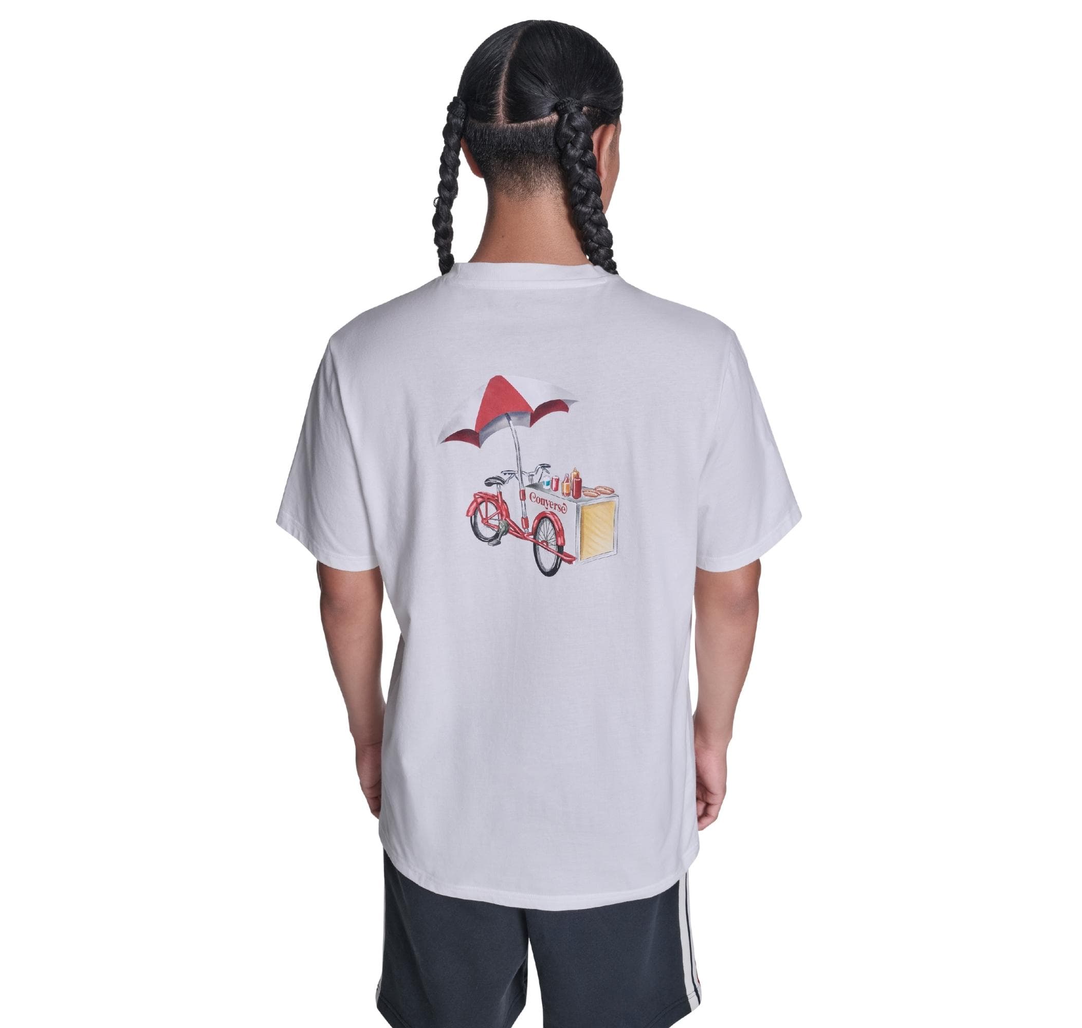 Converse Converse Hotdog Cart T-Shirt Beyaz - 3