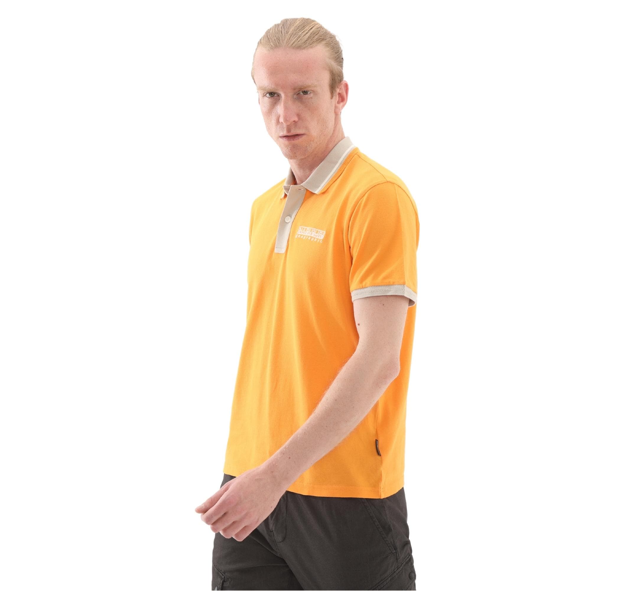 Napapijri Napapijri E-Murlo Ss Erkek T-Shirt Sarı - 2