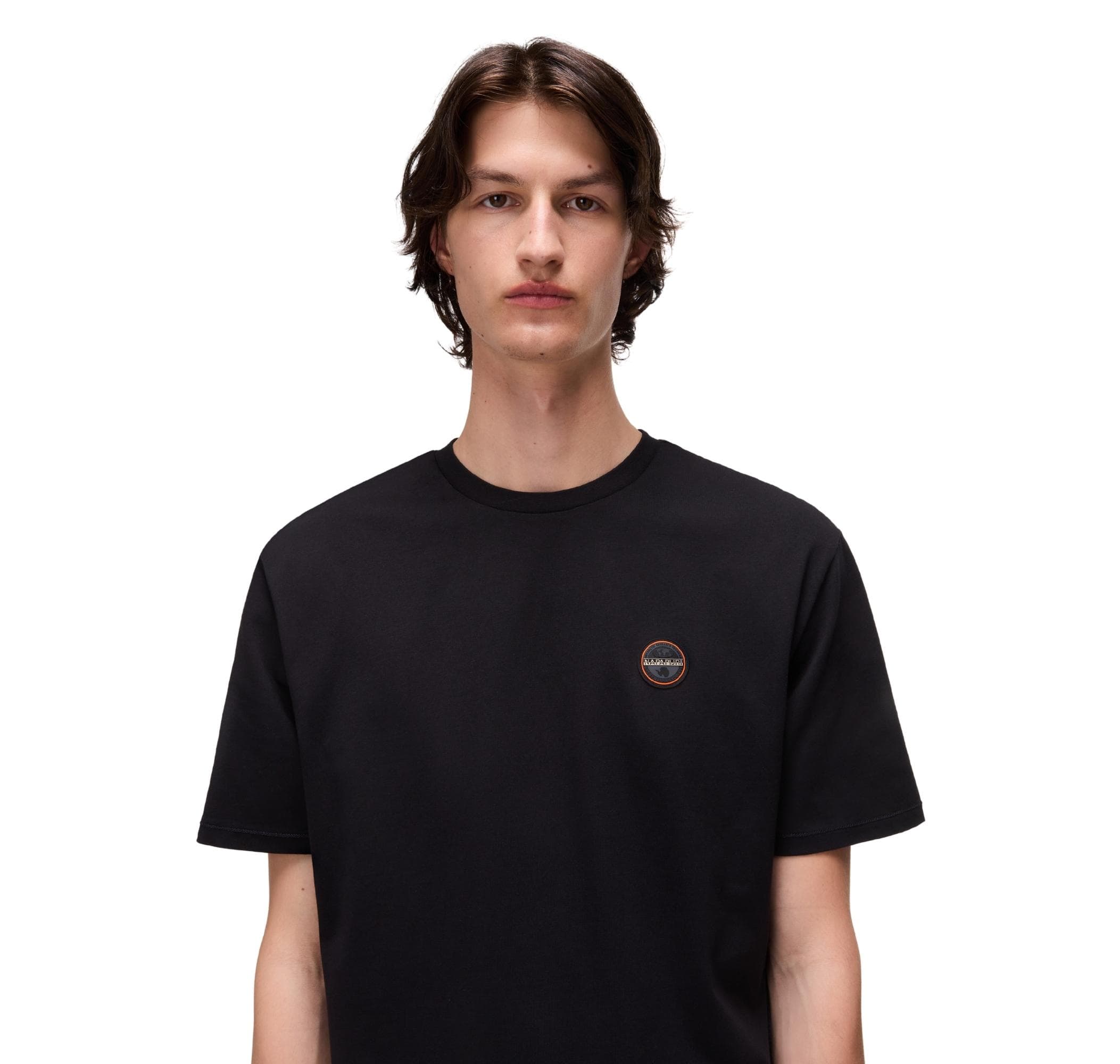 Napapijri Napapijri S-Badge Ss 1 Erkek T-Shirt Siyah - 3