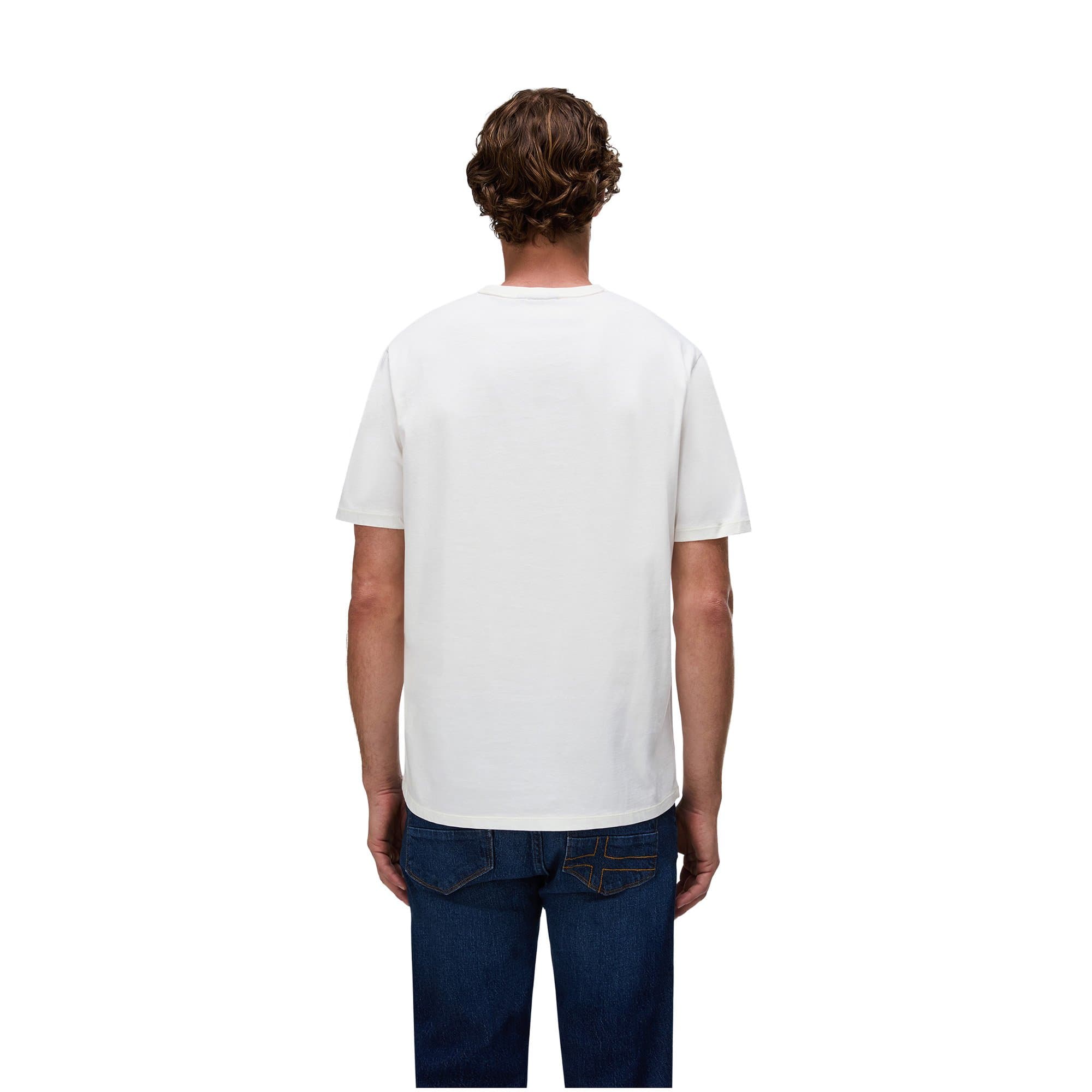 Napapijri Napapijri S-Badge Ss 1 Erkek T-Shirt Beyaz - 2