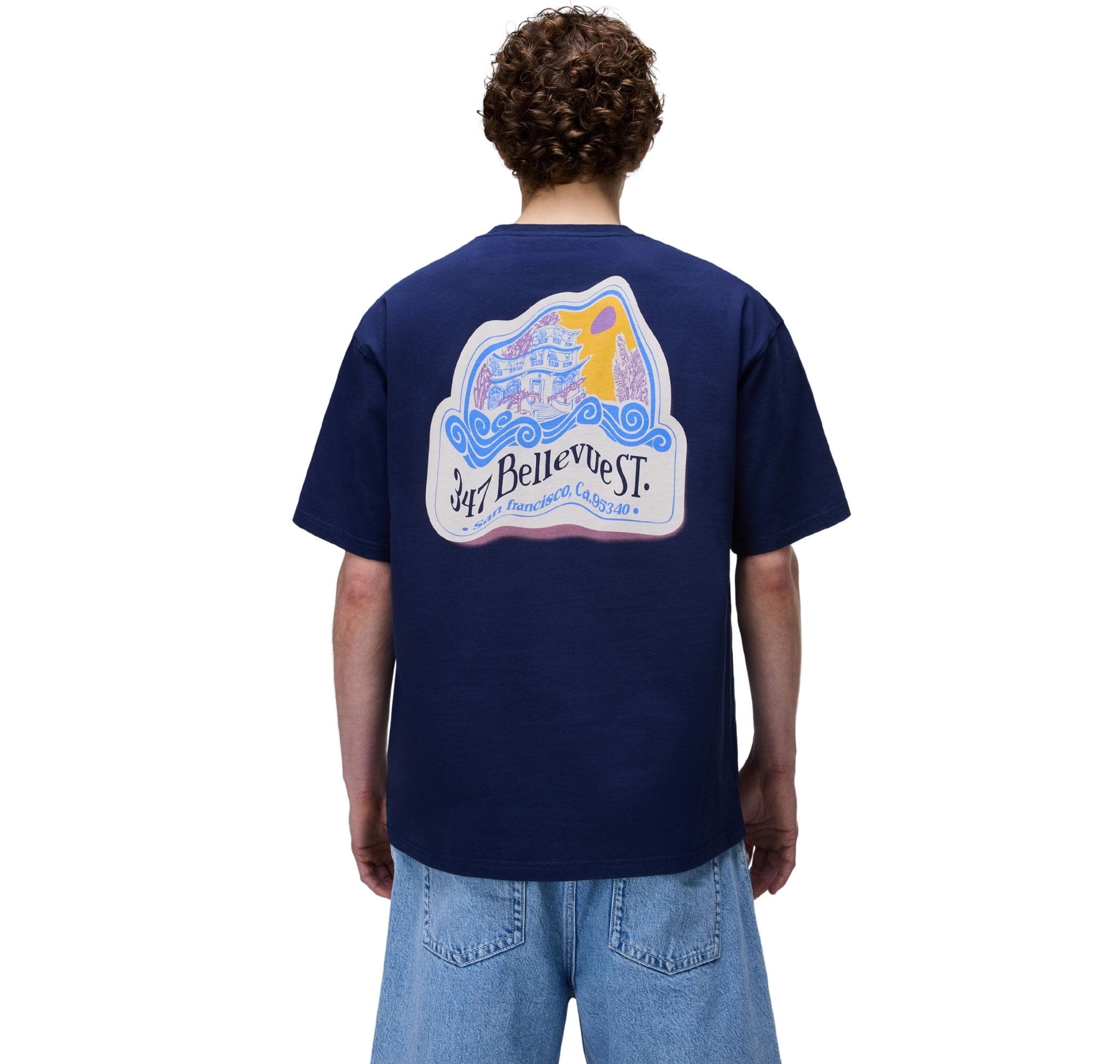 Napapijri Napapijri S-Fluorıte Ss Erkek T-Shirt Lacivert - 2