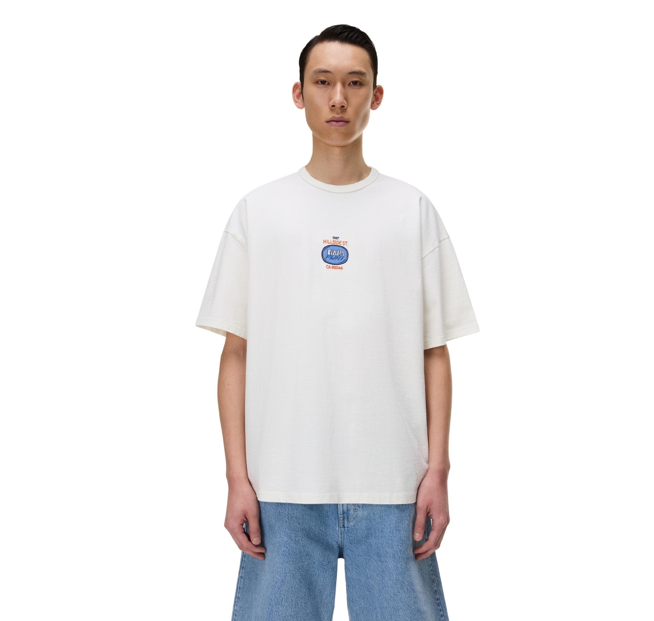 Napapijri Napapijri S-Krous Ss Erkek T-Shirt Beyaz