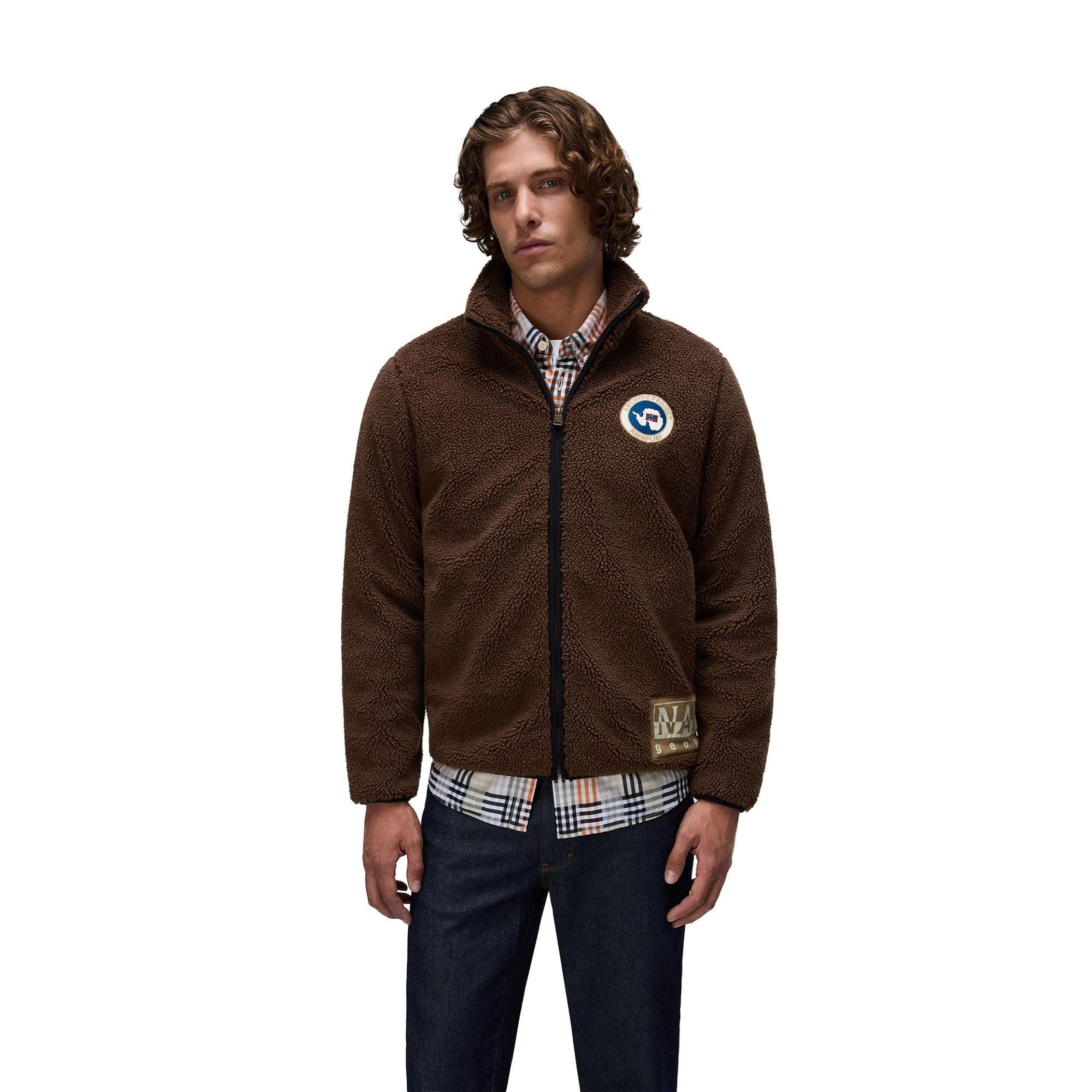 Napapijri Napapijri T-Archıve Fleece Fz Erkek Ceket Kahve