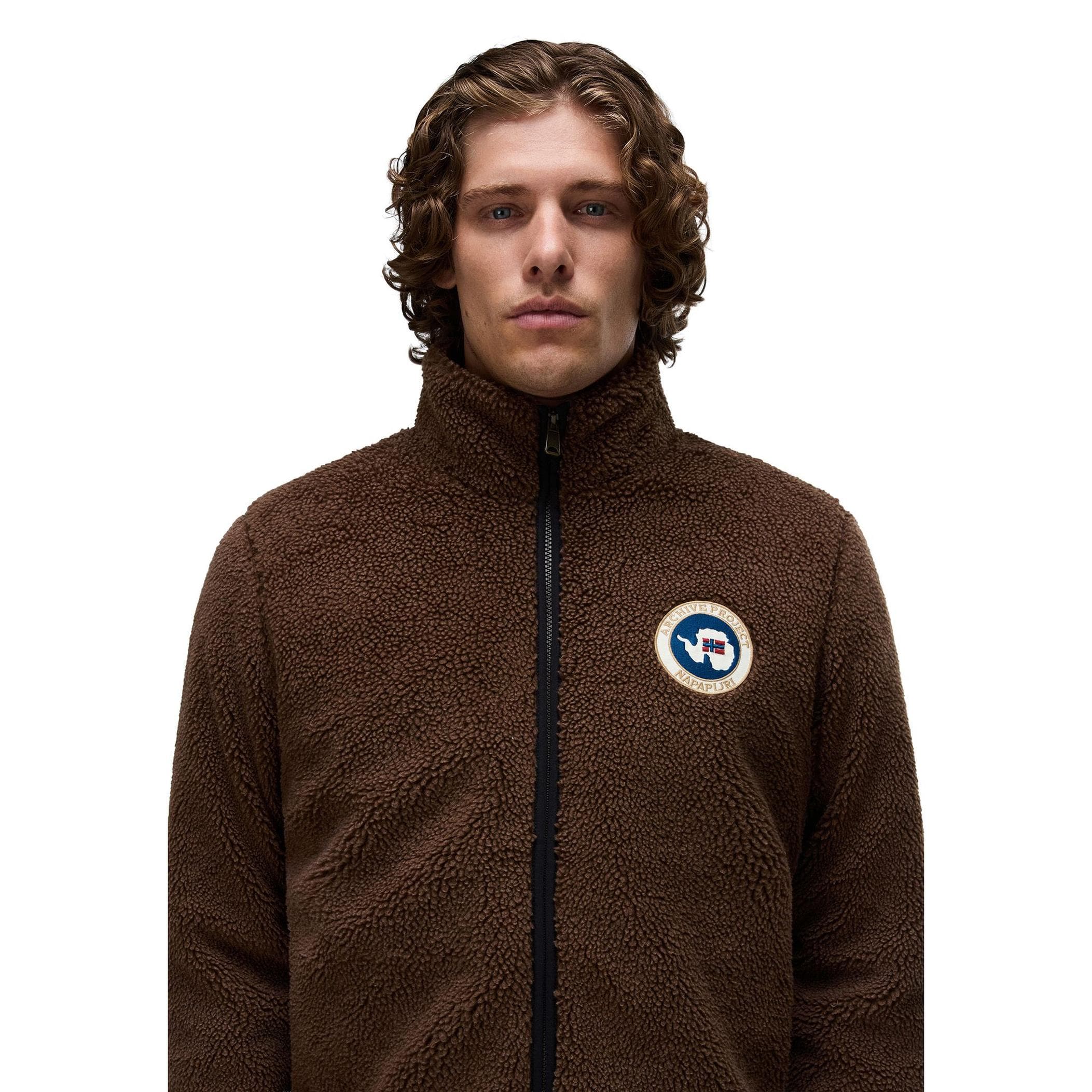 Napapijri Napapijri T-Archıve Fleece Fz Erkek Ceket Kahve - 4