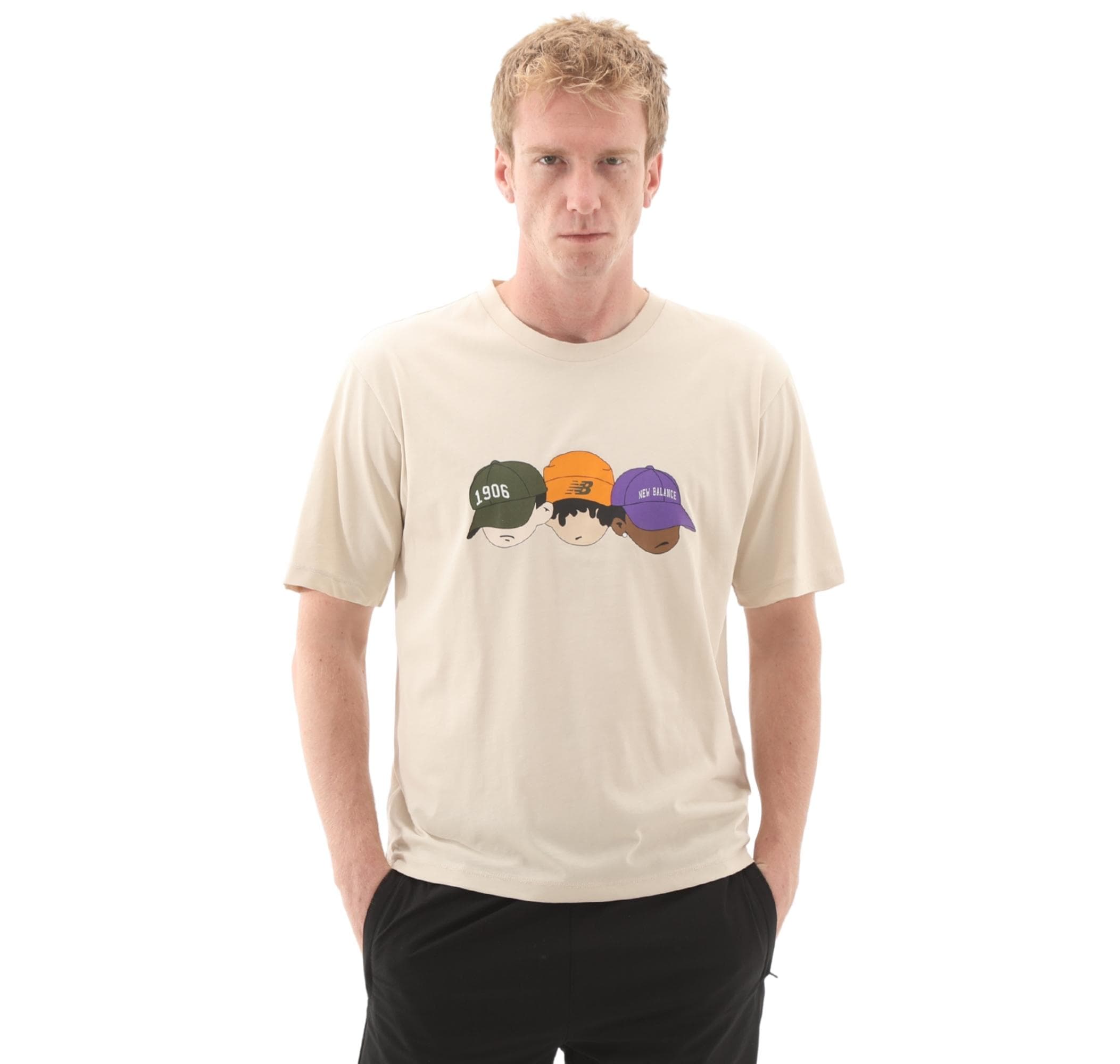 New Balance New Balance Mnt3505 Erkek T-Shirt Bej