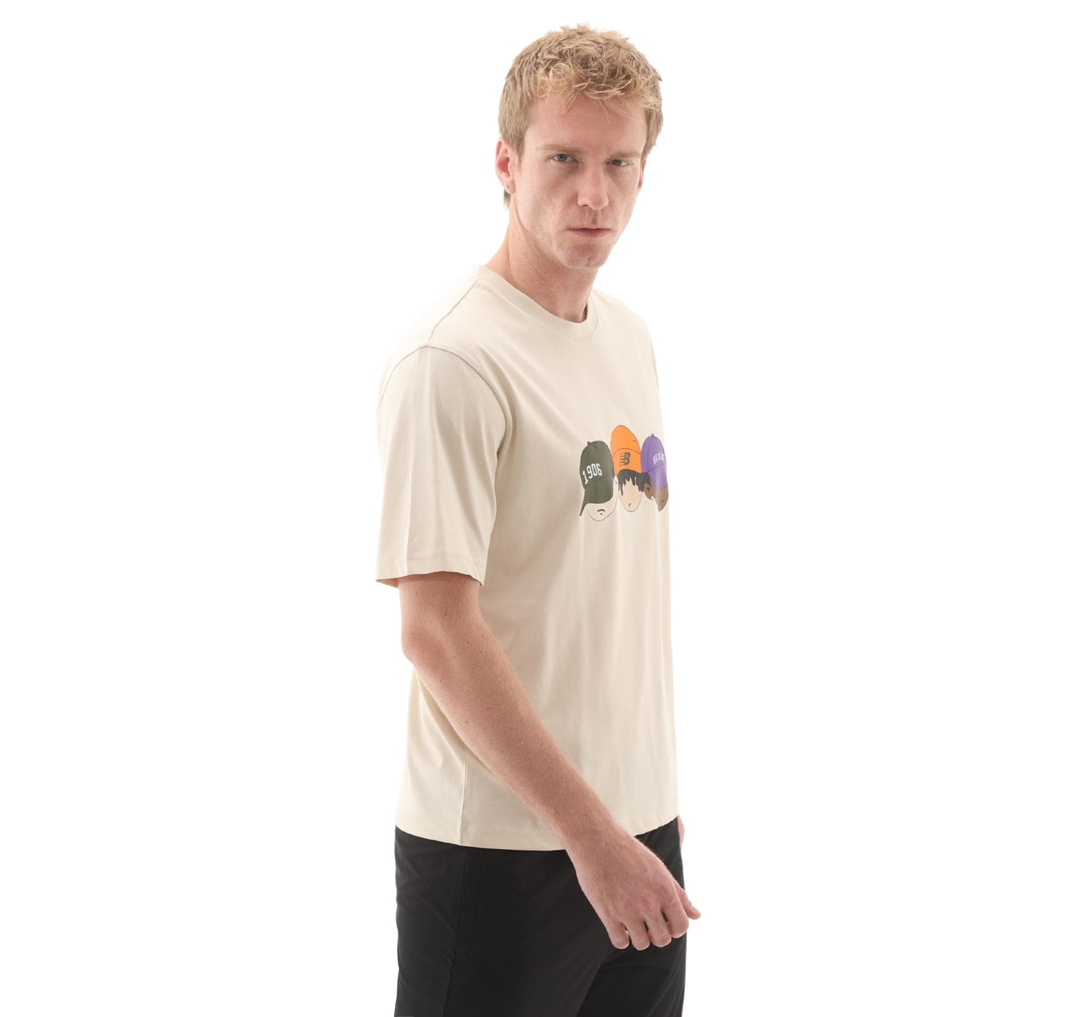 New Balance New Balance Mnt3505 Erkek T-Shirt Bej - 2