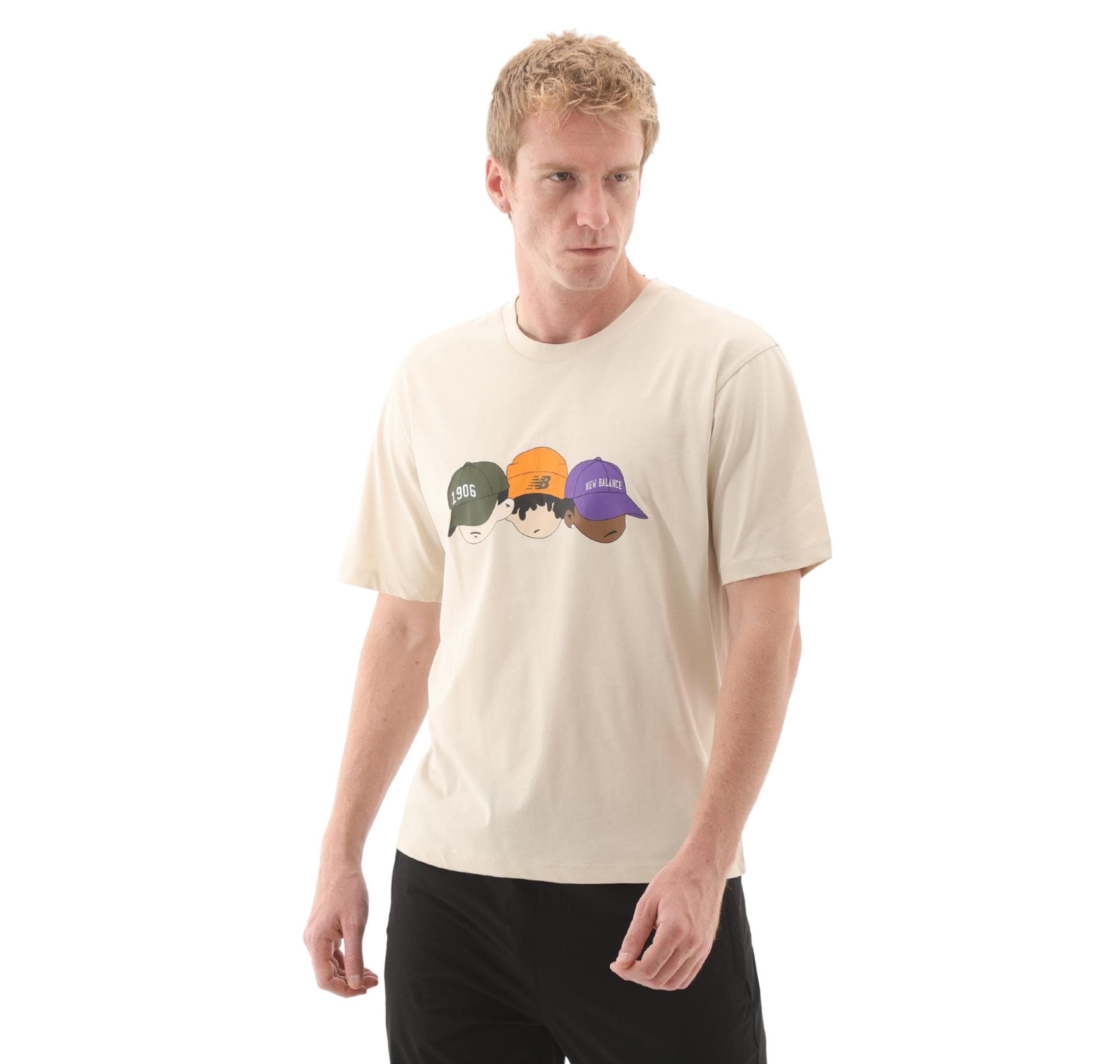 New Balance New Balance Mnt3505 Erkek T-Shirt Bej - 3