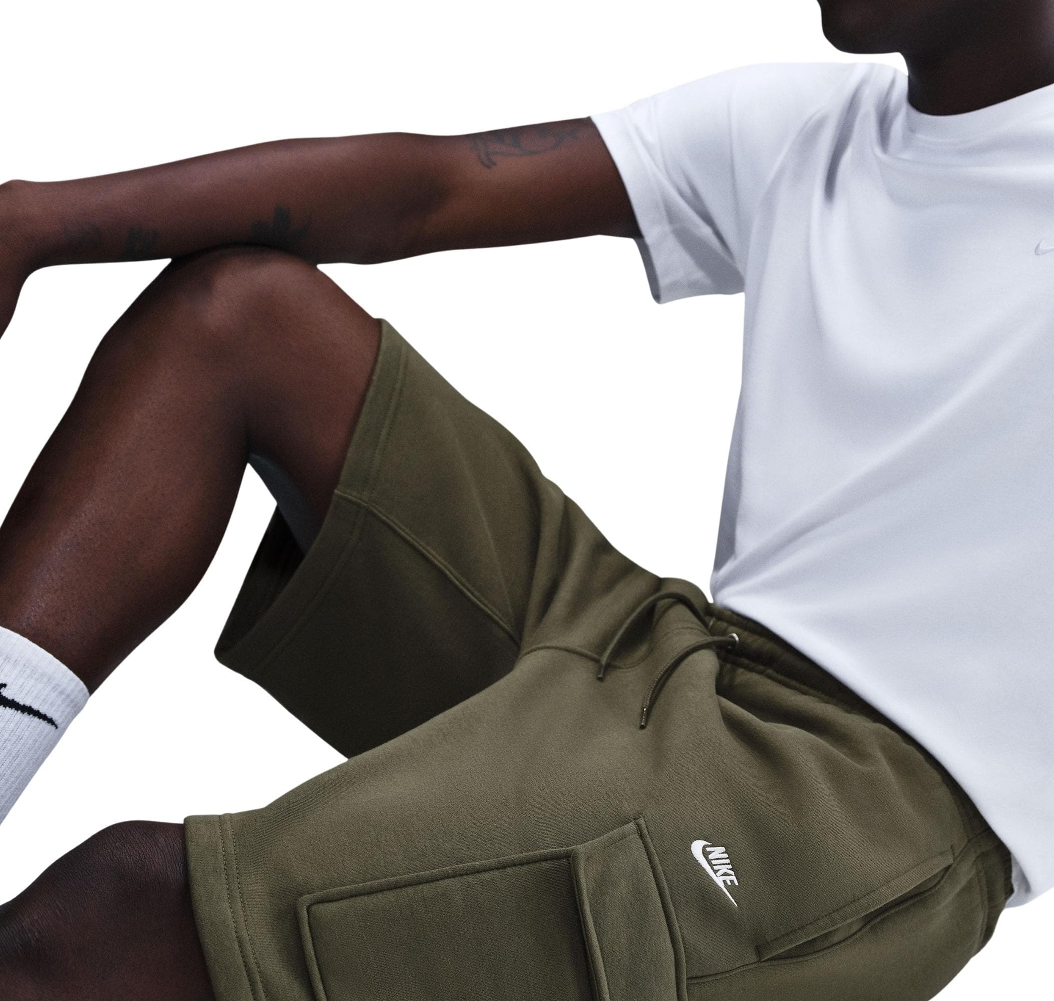 Nike Nike Club Erkek Şort Ve Kapri Yeşil - 3