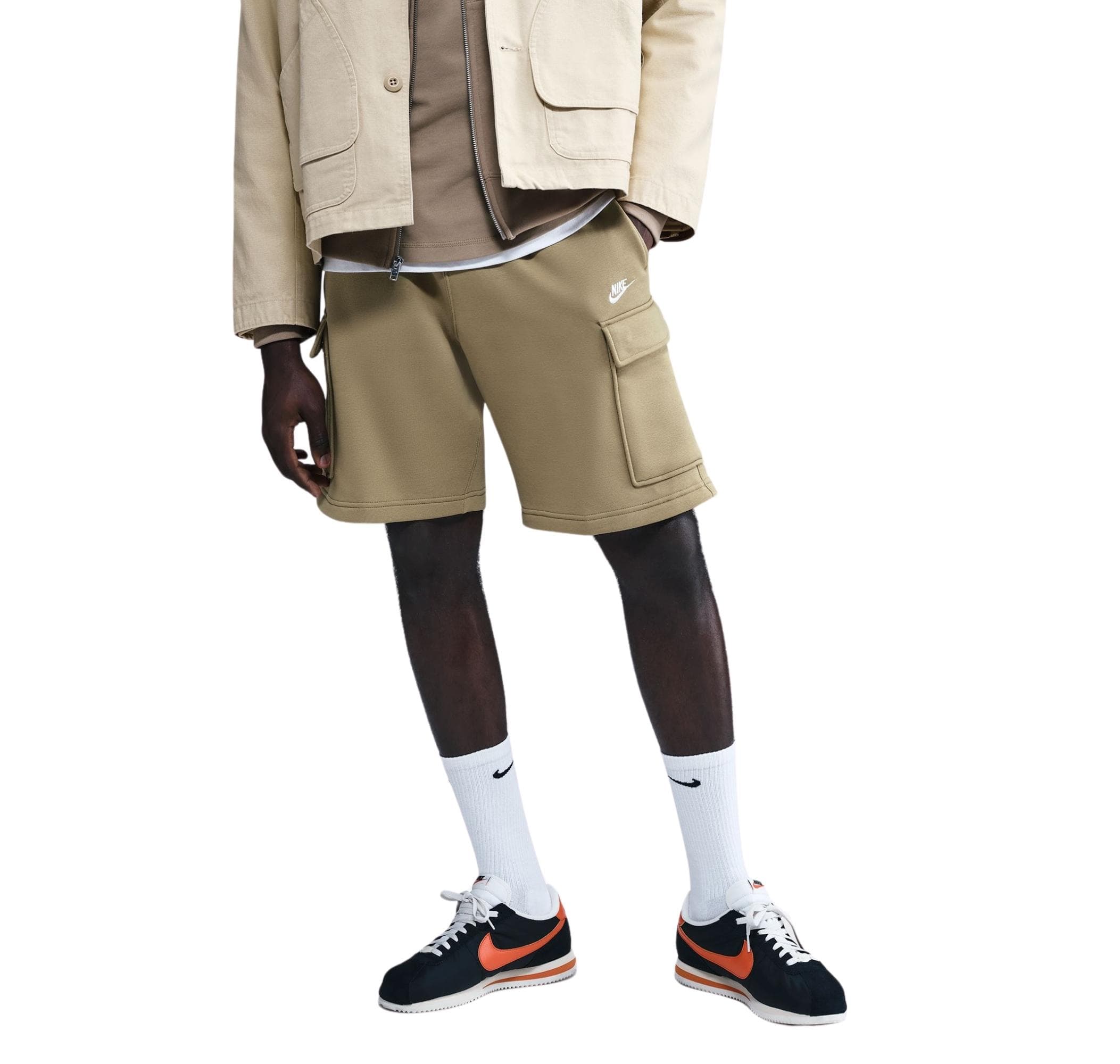 Nike Nike Club Erkek Şort Ve Kapri Krem - 3