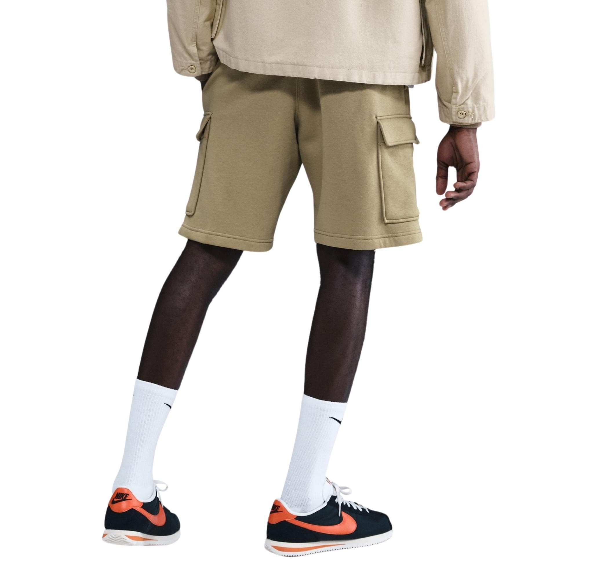 Nike Nike Club Erkek Şort Ve Kapri Krem - 4