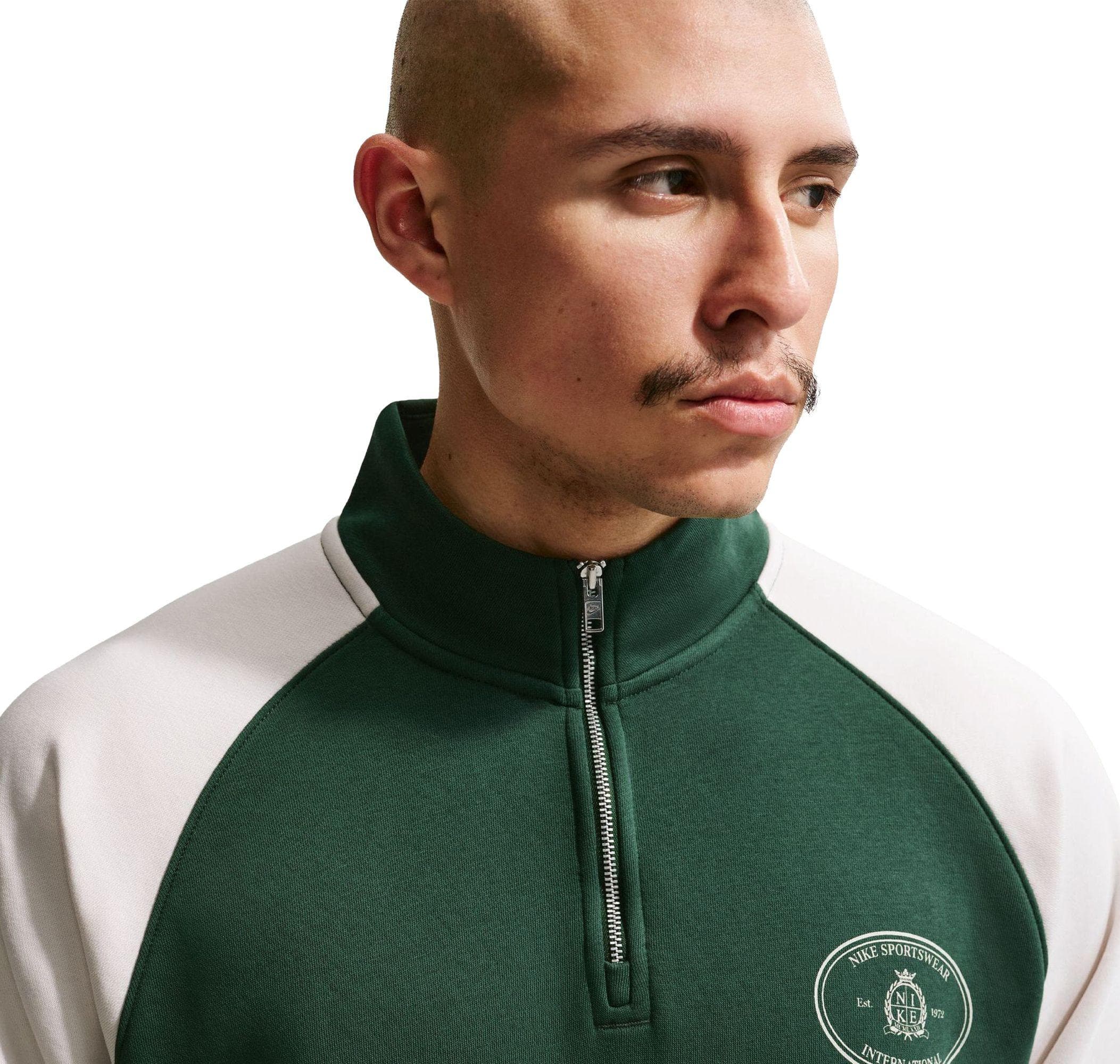 Nike Nike Club Erkek Sweatshirt Yeşil - 3